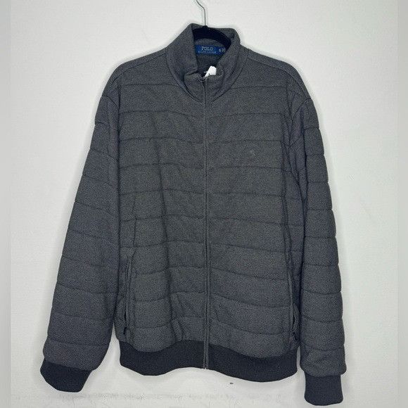 Ralph Lauren Polo Ralph Lauren Quilted Mock Neck Jacket Grey Men’s XL Size US XL / EU 56 / 4 - 1 Thumbnail