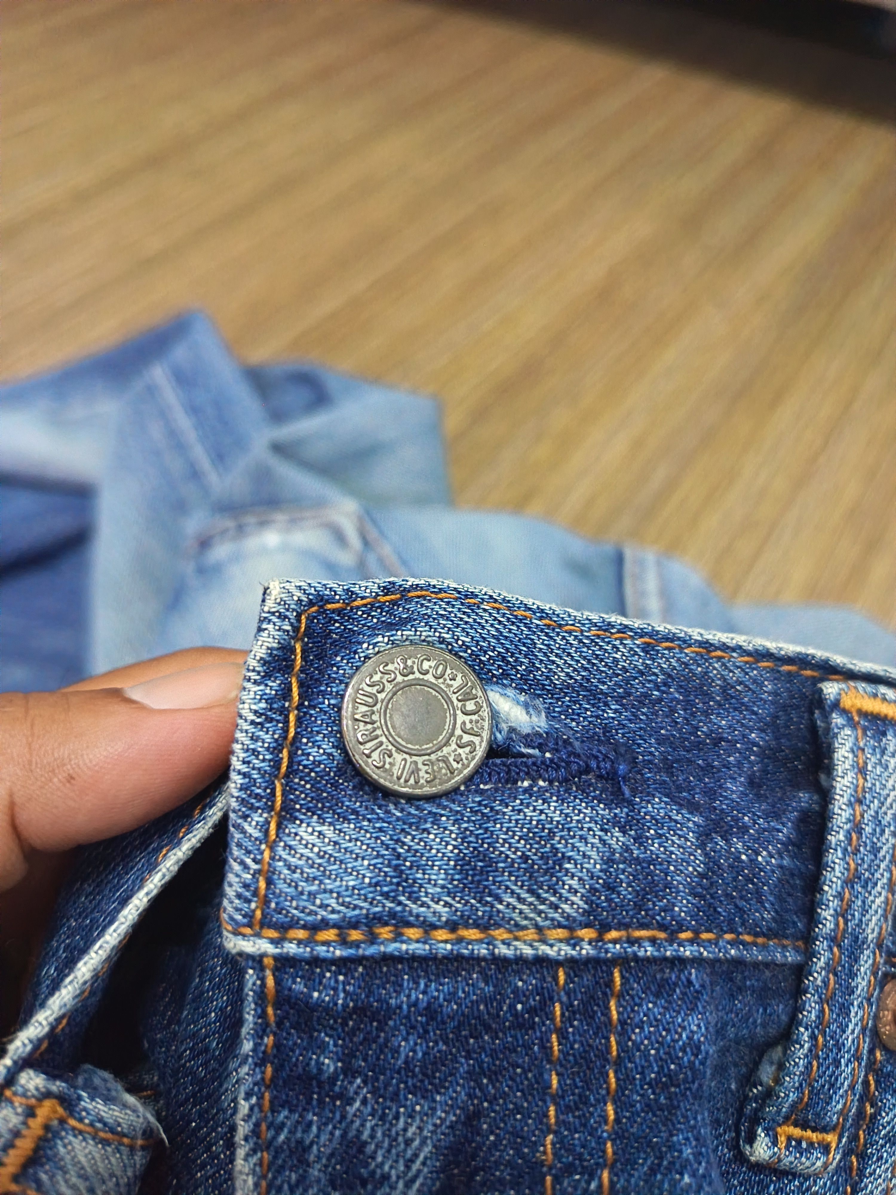 Levi's Vintage Clothing Vintage Levi's 502 Big E selvedge Size US 31 - 5 Thumbnail