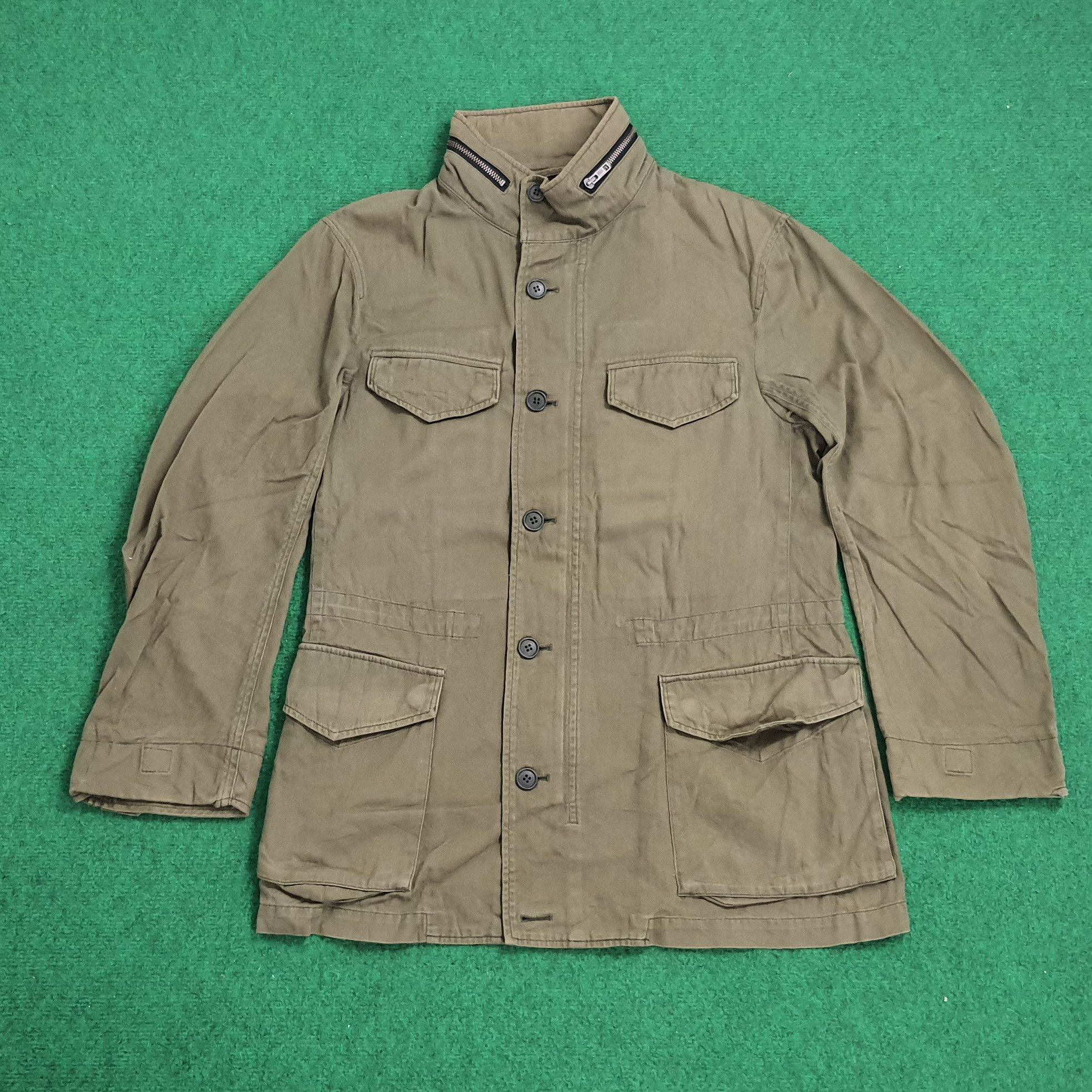 Ermenegildo Zegna × Vintage Vintage E.Z by Zegna Military Style Jacket Size US M / EU 48-50 / 2 - 1 Thumbnail