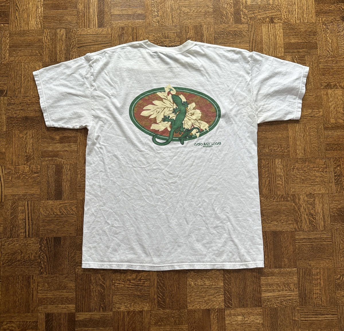Japanese Brand Vintage Y2K Cabo San Lucas Mexico Graphic Tee Size US XL / EU 56 / 4 - 1 Thumbnail