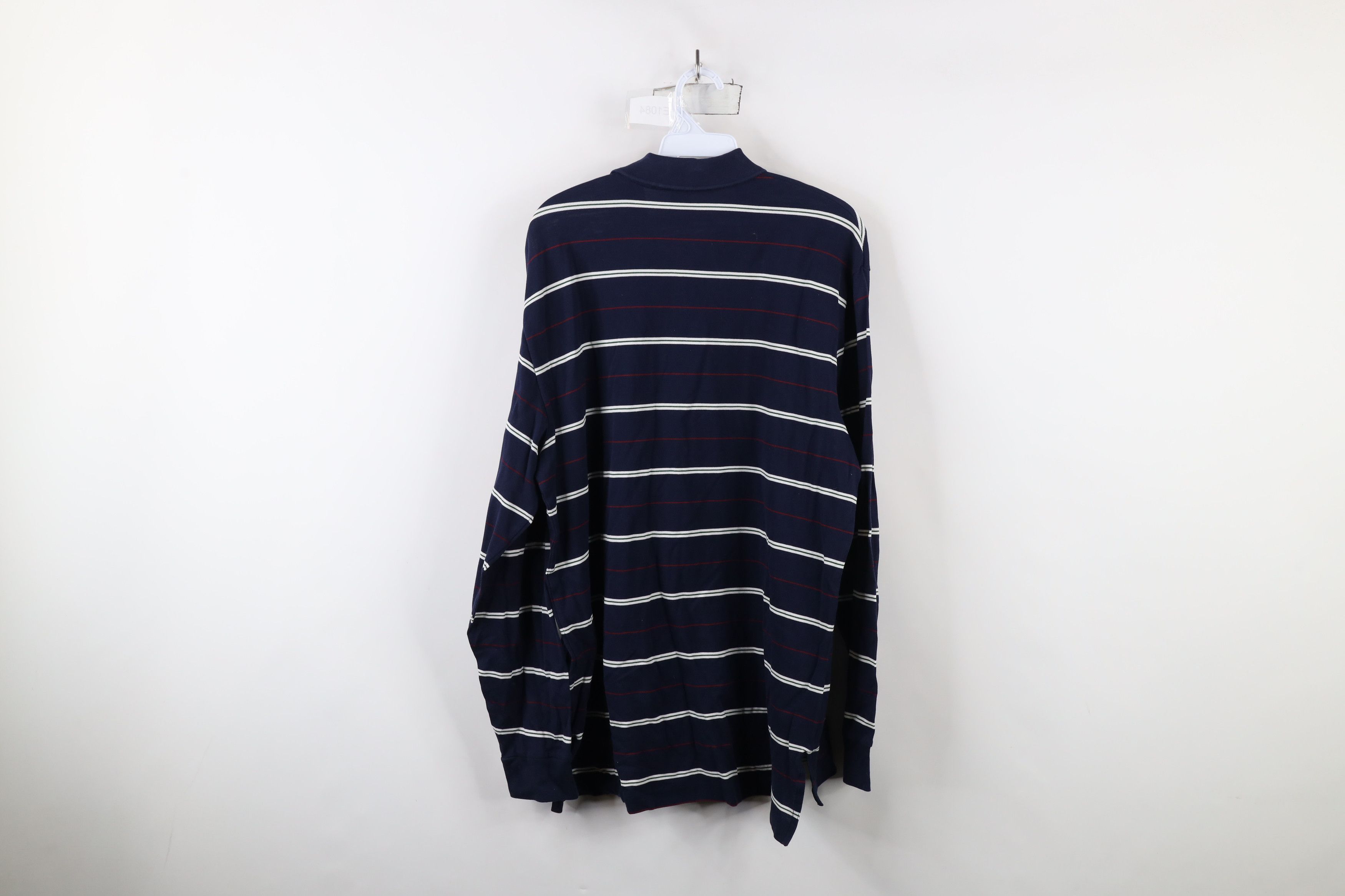 Ralph Lauren × Vintage Vintage 90s Ralph Lauren Pima Cotton Long Sleeve Polo Size US M / EU 48-50 / 2 - 10 Thumbnail