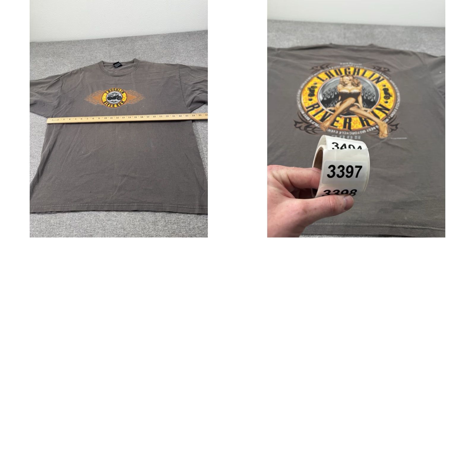Vintage VINTAGE Myrtle Beach 2005 Motorcycle Rally Men's Graphic Tee XL Gray T-Shirt Delta Pro Weight Regular Size XL Mens Graphic Tee Size US XL / EU 56 / 4 - 8 Thumbnail