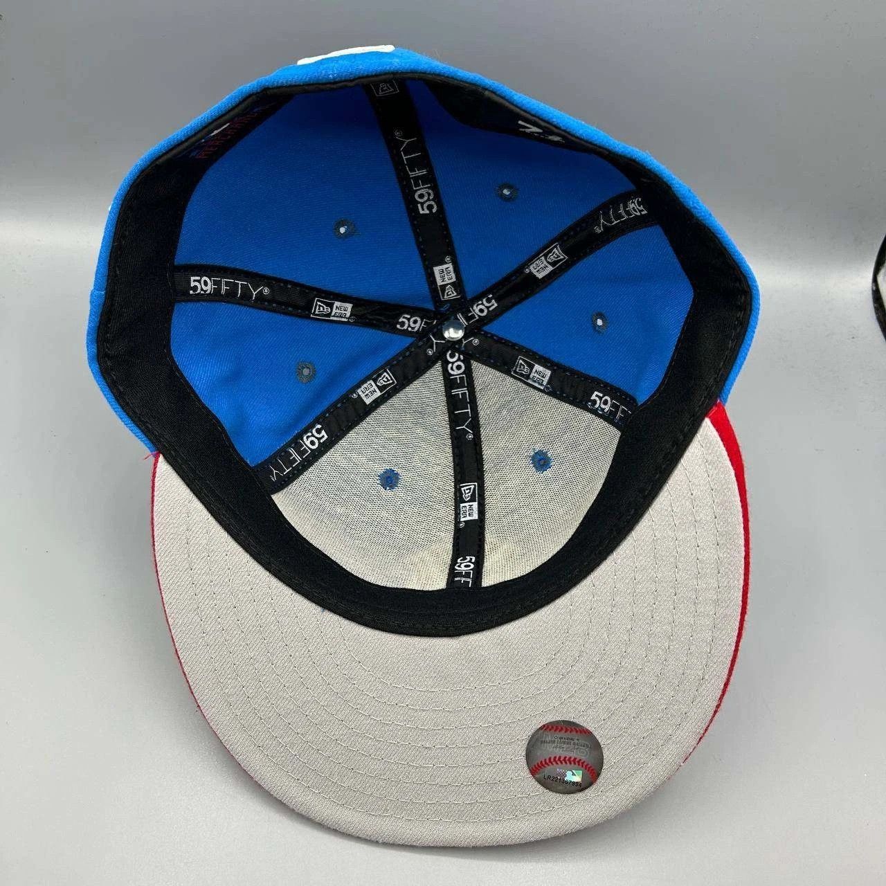 New Era New York Yankees Hat Men 7 3/8 Embroidered MLB Fitted Cap Size ONE SIZE - 2 Thumbnail