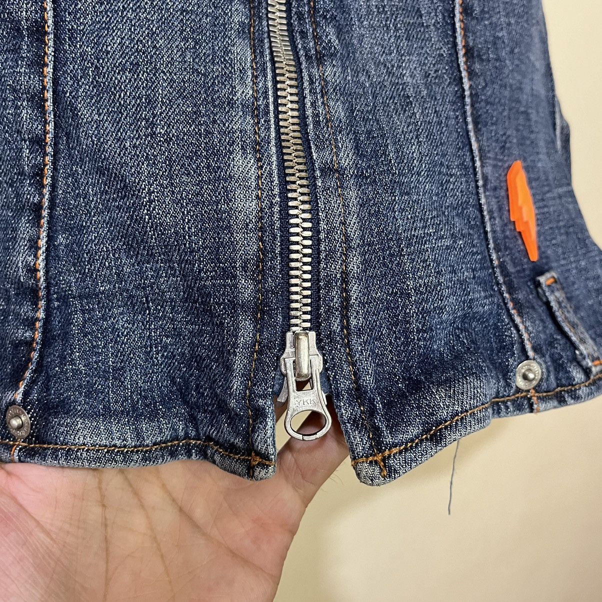 Walter Van Beirendonck W&LT Walter Van Beirendonck Strapless Denim Bustier Corset Size XS / US 0-2 / IT 36-38 - 11 Thumbnail
