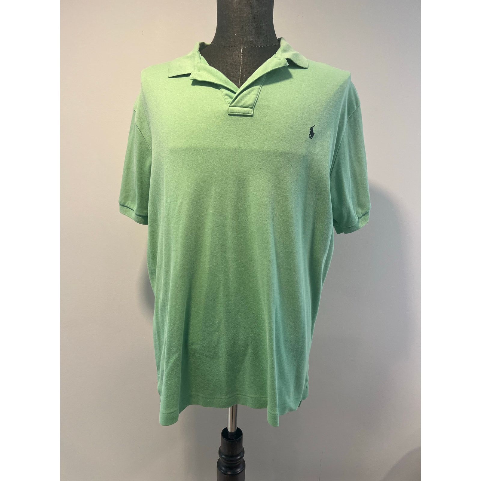 Polo Ralph Lauren Polo Ralph Lauren 100% Soft Cotton Polo Shirt Green Large Size US L / EU 52-54 / 3 - 3 Thumbnail