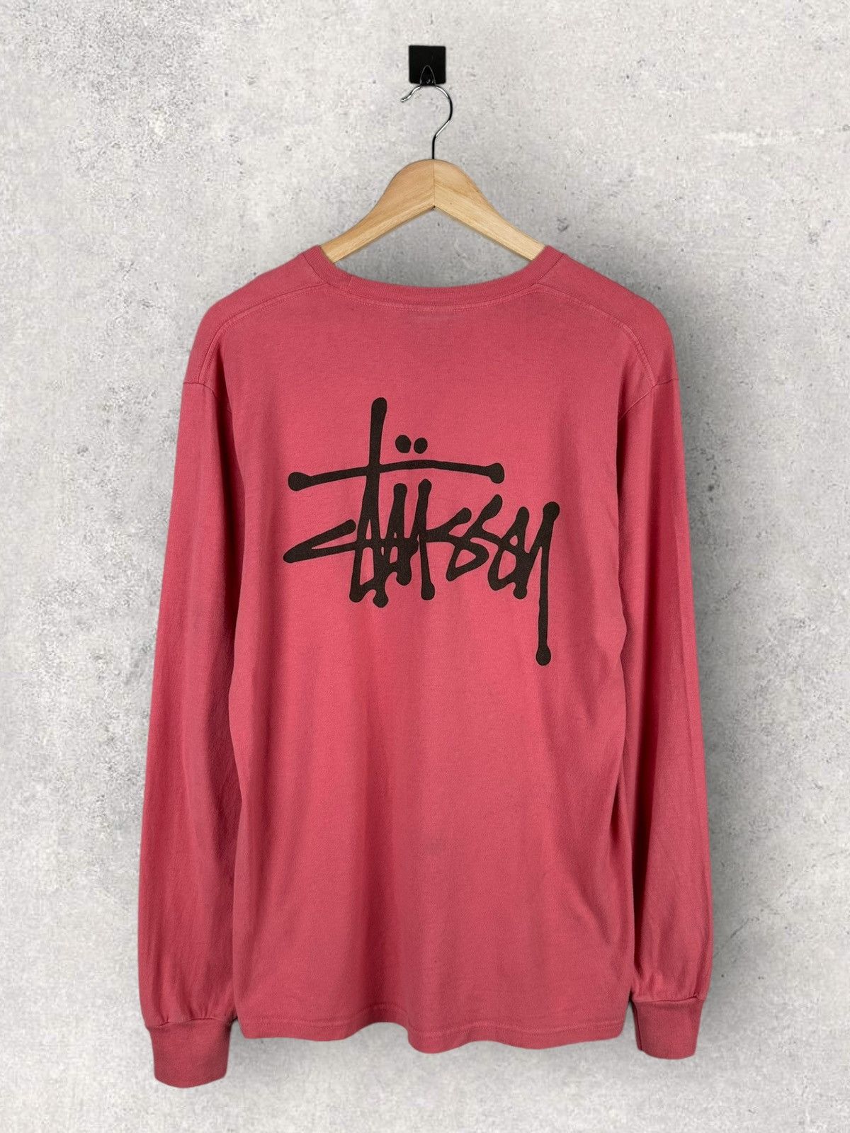 Stussy Vintage Y2k Stussy Long Sleeve Tee Box Logo Streetwear Size US M / EU 48-50 / 2 - 1 Thumbnail