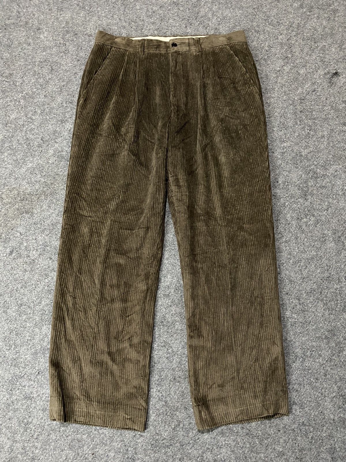 Christian Dior Monsieur 90s Christian Dior Monsieur Corduroy Pants Size US 33 - 1 Thumbnail