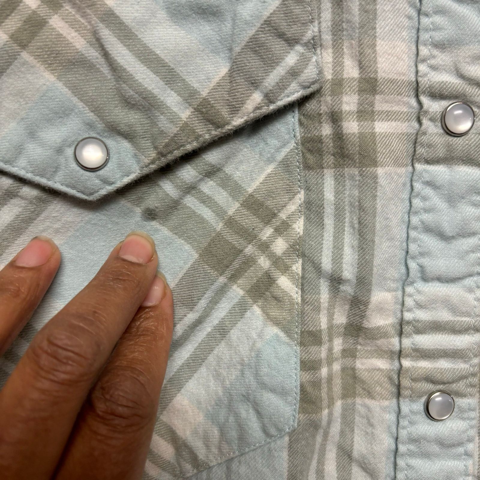 Levi's Levi’s Flannel Plaid Western Shirt Pearl Snaps Men’s XL Size US XL / EU 56 / 4 - 5 Thumbnail