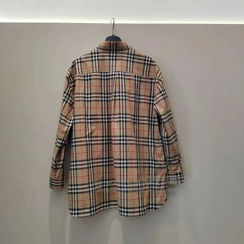 Burberry Burberry Multicolor Cotton Women's Shirt. Size L / US 10 / IT 46 - 1 Thumbnail