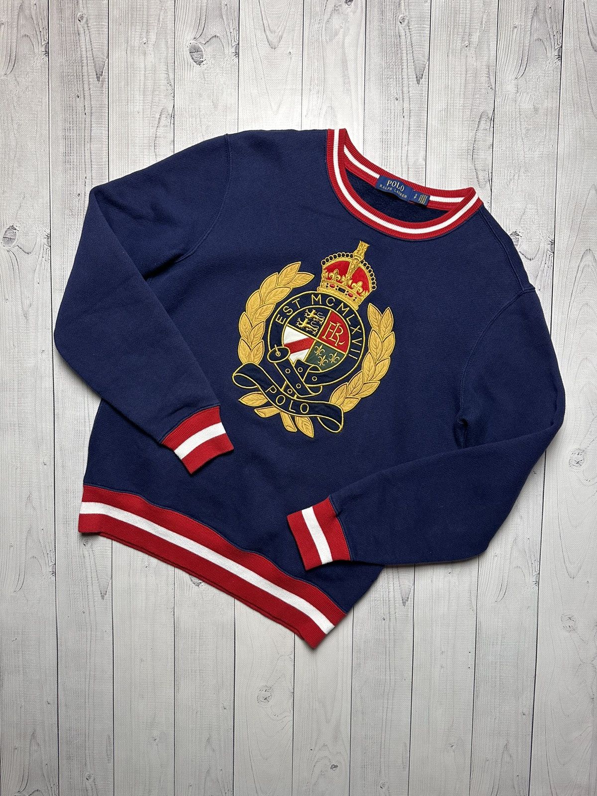 Polo Ralph Lauren Vintage polo Ralph Lauren big logo size S rare Size S / US 4 / IT 40 - 1 Thumbnail