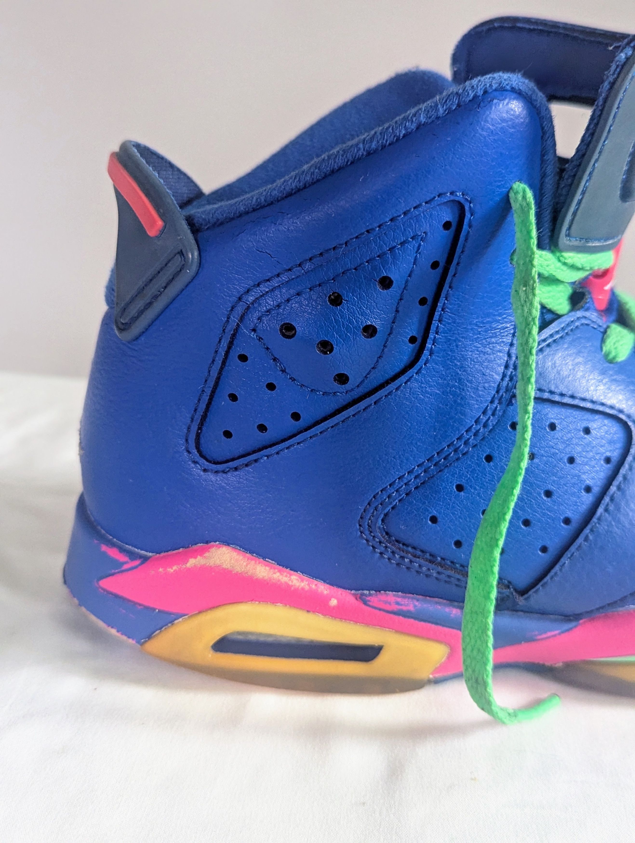 Jordan Brand Air Jordan 6 Retro “Game Royal” GS Women 7.5 – 2013-14 Size US 7.5 / IT 37.5 - 8 Thumbnail