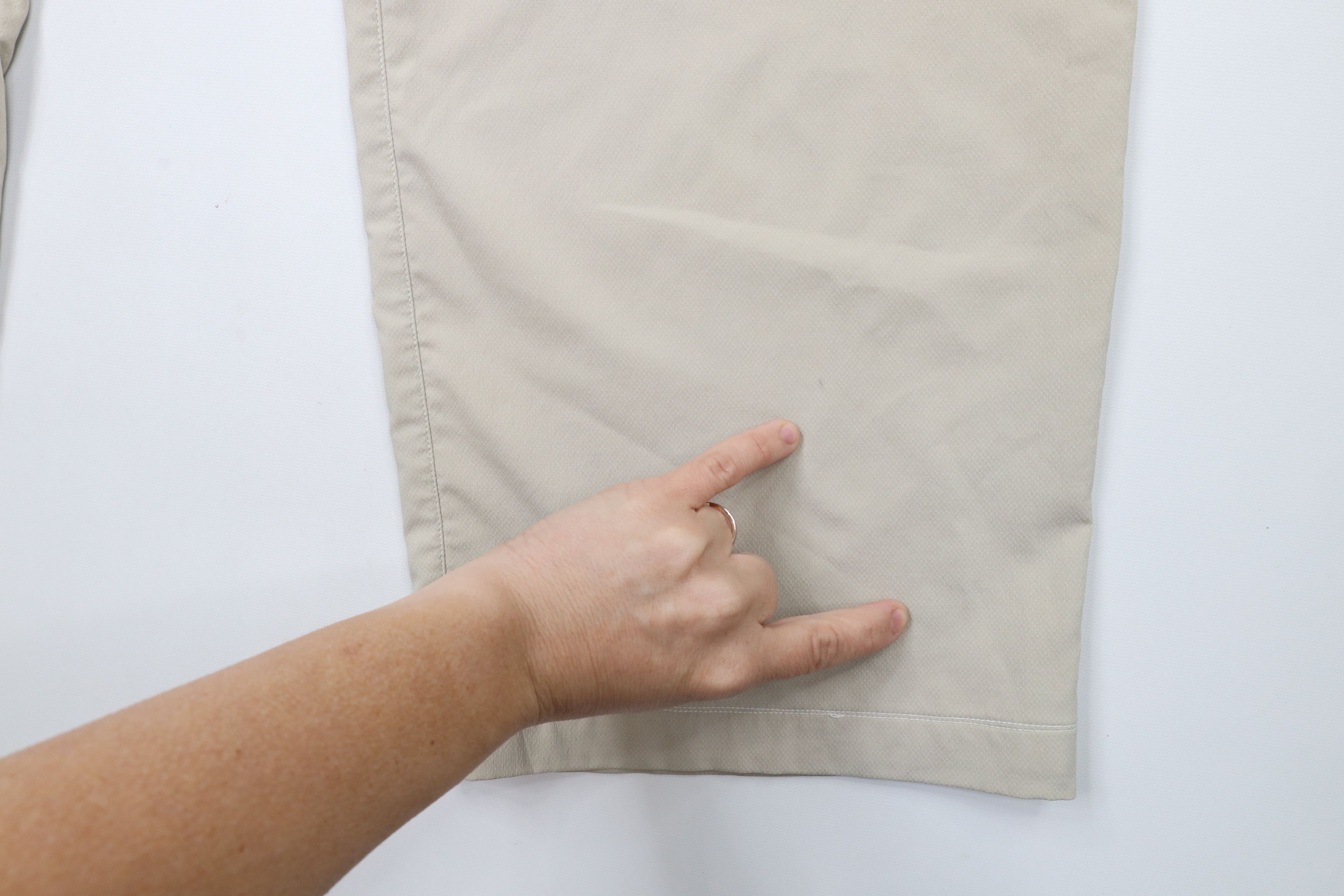 Under Armour × Vintage Under Armour Flat Front Knit Wide Leg Golf Pants Beige Size US 44 / EU 60 - 5 Thumbnail