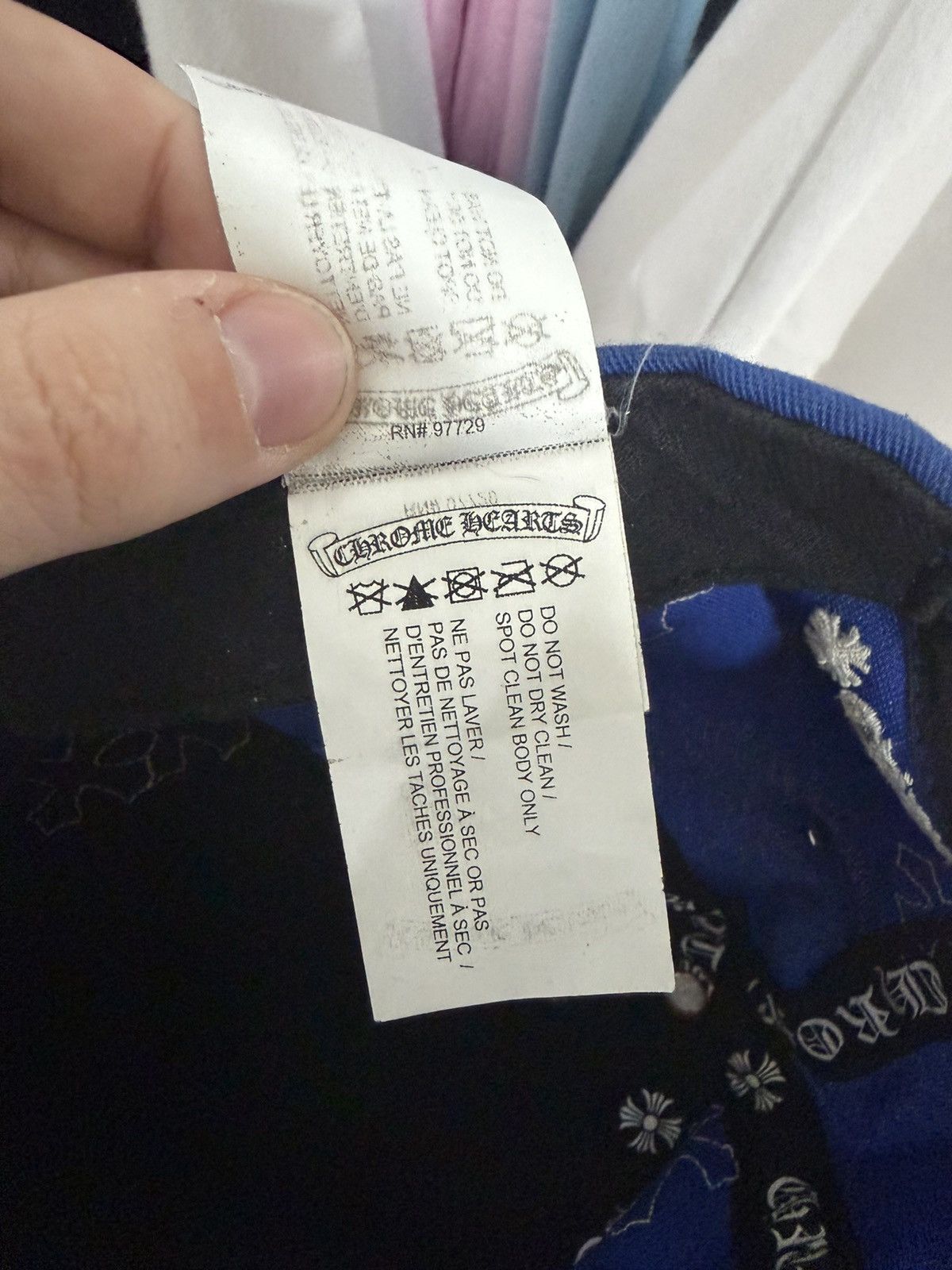 Chrome Hearts Chrome hearts blue/white multi patch hat Size ONE SIZE - 10 Thumbnail