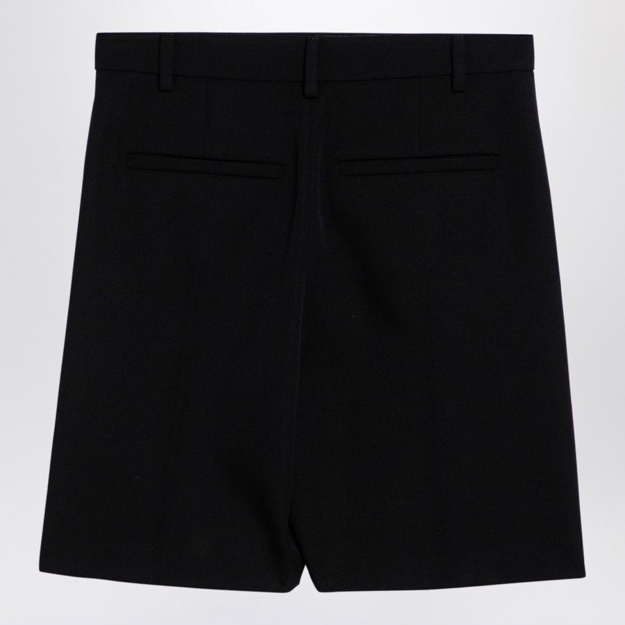 Valentino o1d2blof1024 Wool Short in Black Size 27" / US 4 / IT 40 - 2 Thumbnail