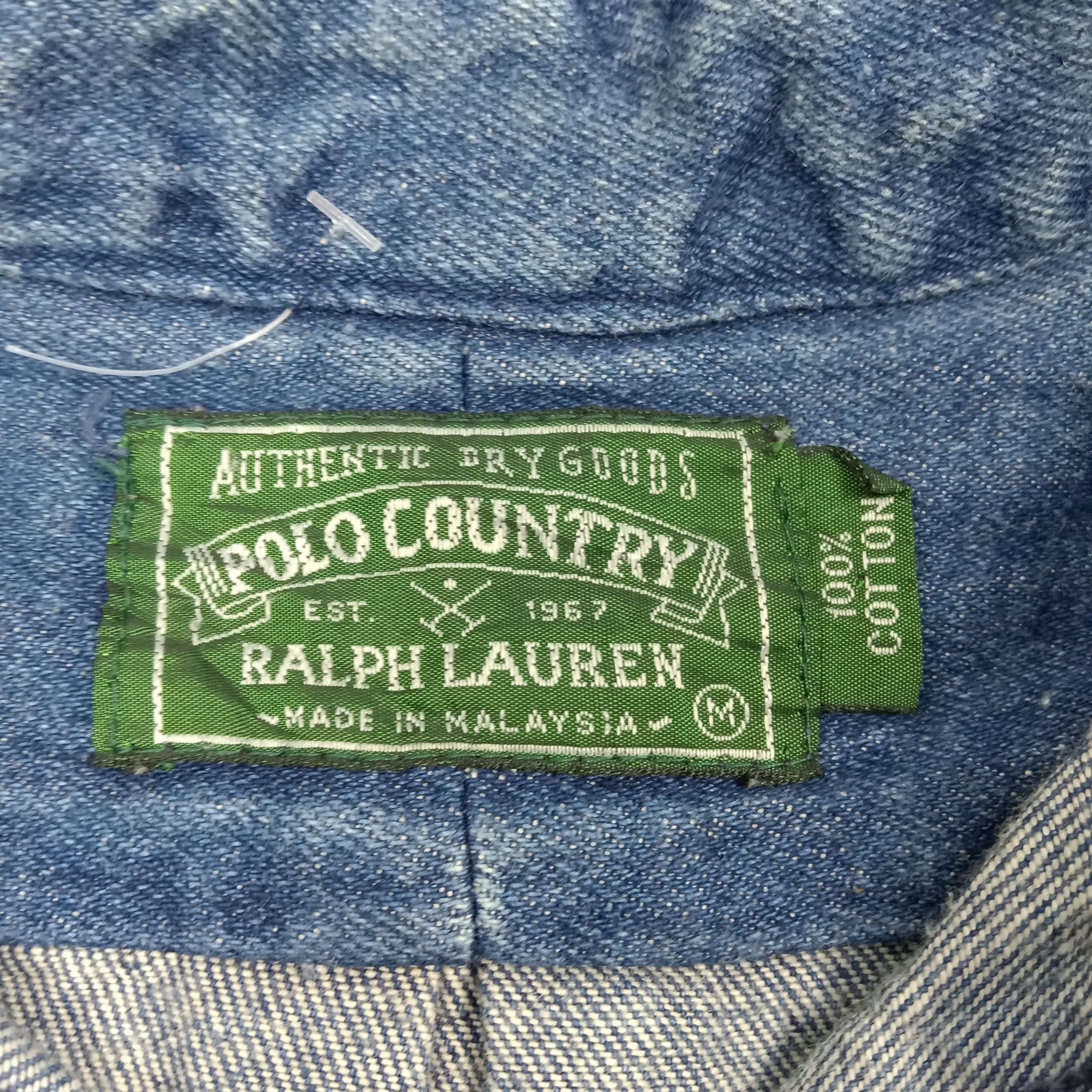 Polo Ralph Lauren Polo Country by Ralph Lauren American Denim Shirt C267N63 Size US L / EU 52-54 / 3 - 3 Thumbnail