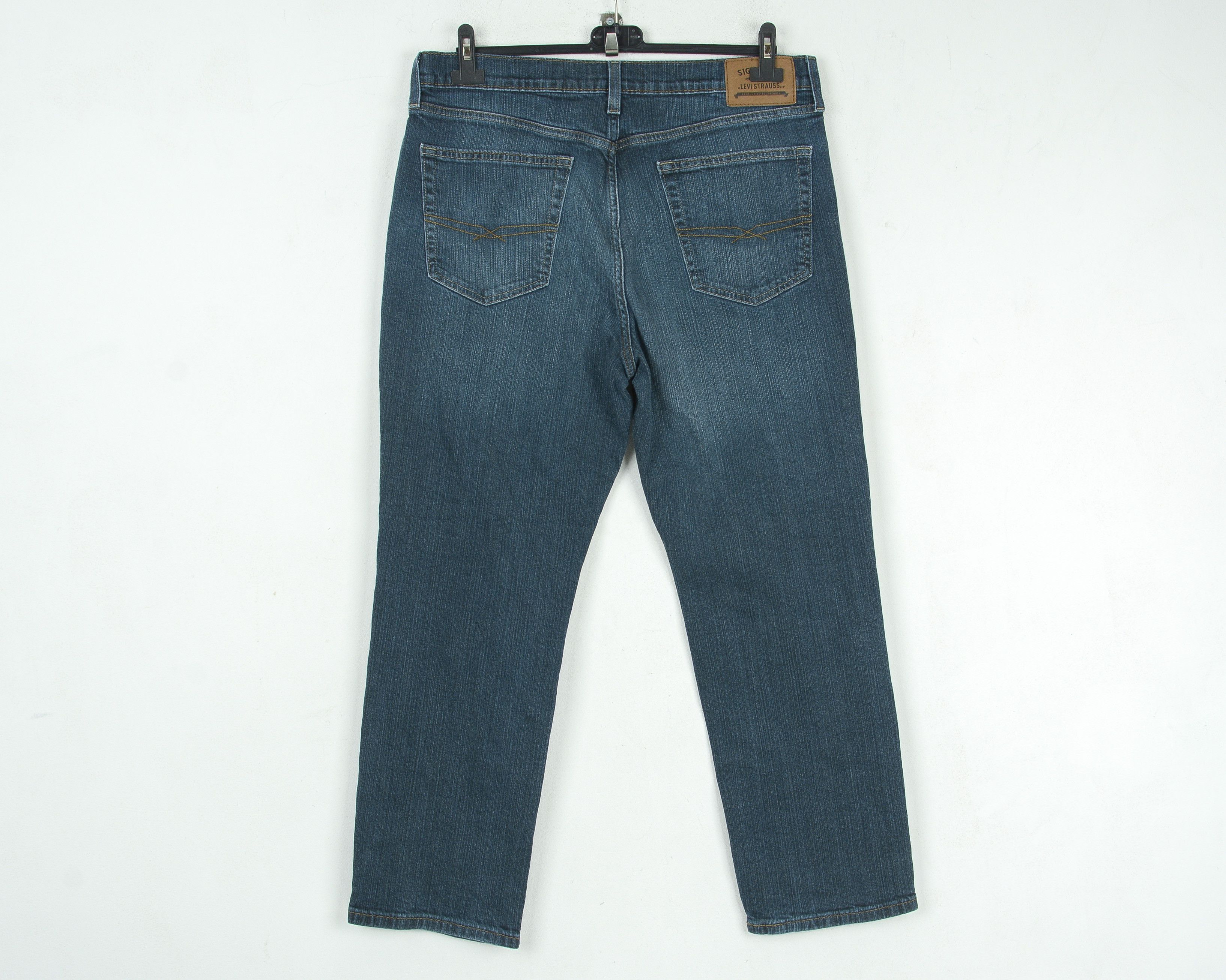 Levi's Signtature Athletic W36 L30 Jeans Stretch Denim Pants Blue Size US 36 / EU 52 - 4 Thumbnail