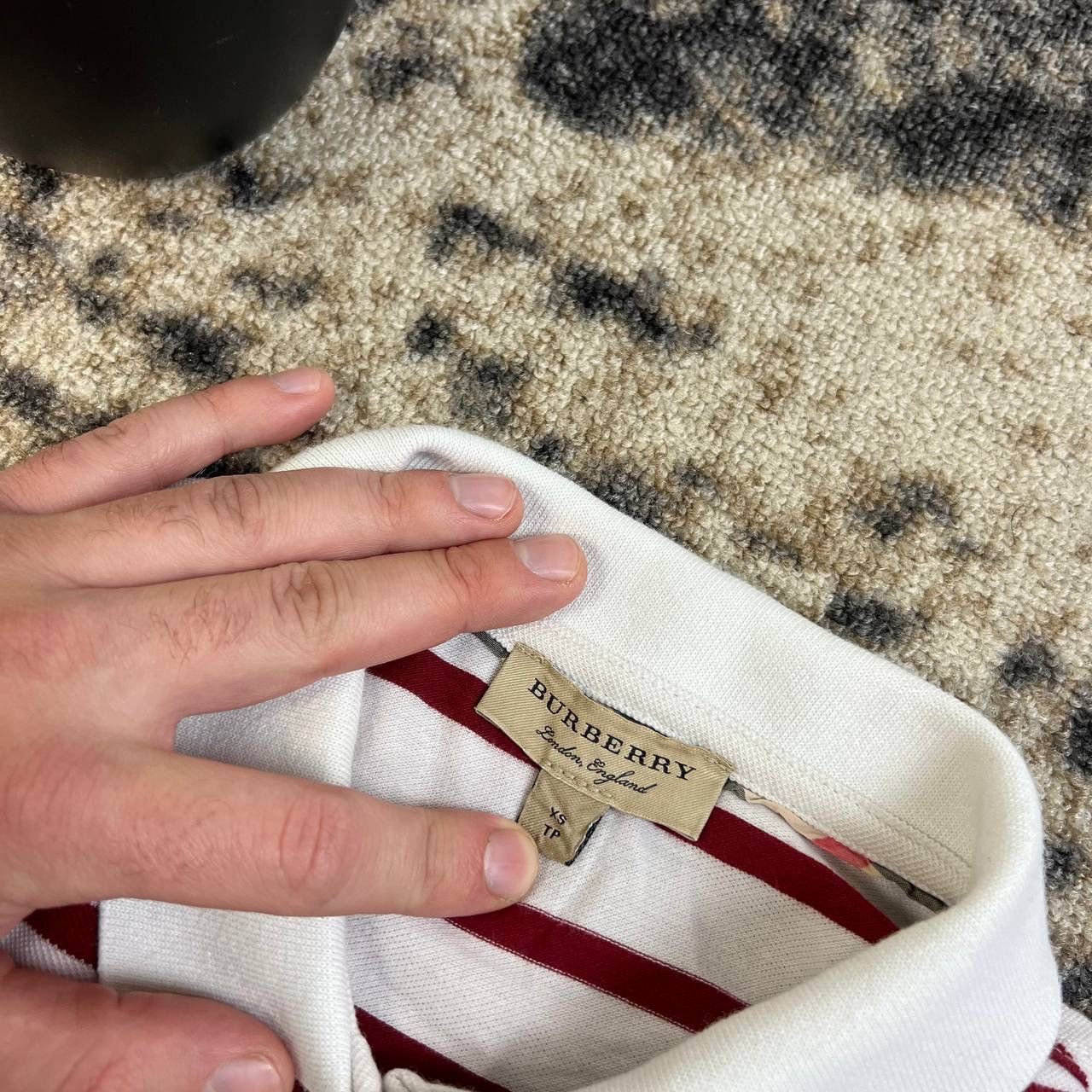 Burberry Burberry Luxury Striped Polo T-Shirt Streetwear Style Size XS / US 0-2 / IT 36-38 - 4 Thumbnail