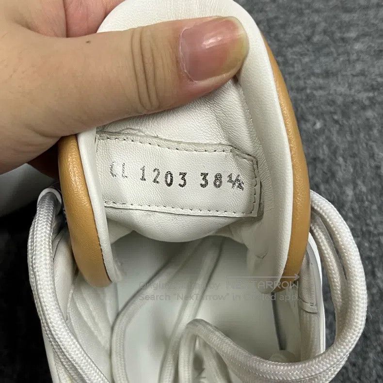 Louis Vuitton Louis Vuitton White and Blue Cow Leather Comfortable Lace Size US 8 / IT 38 - 5 Thumbnail