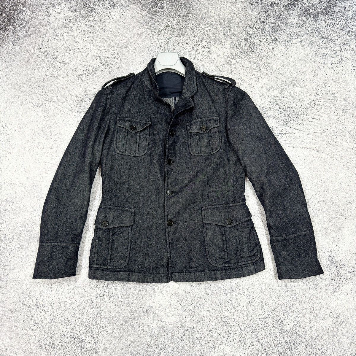 Designer × STRENESSE Strenesse Mens Cotton-Virgin wool Jacket M size Size US M / EU 48-50 / 2 - 1 Thumbnail
