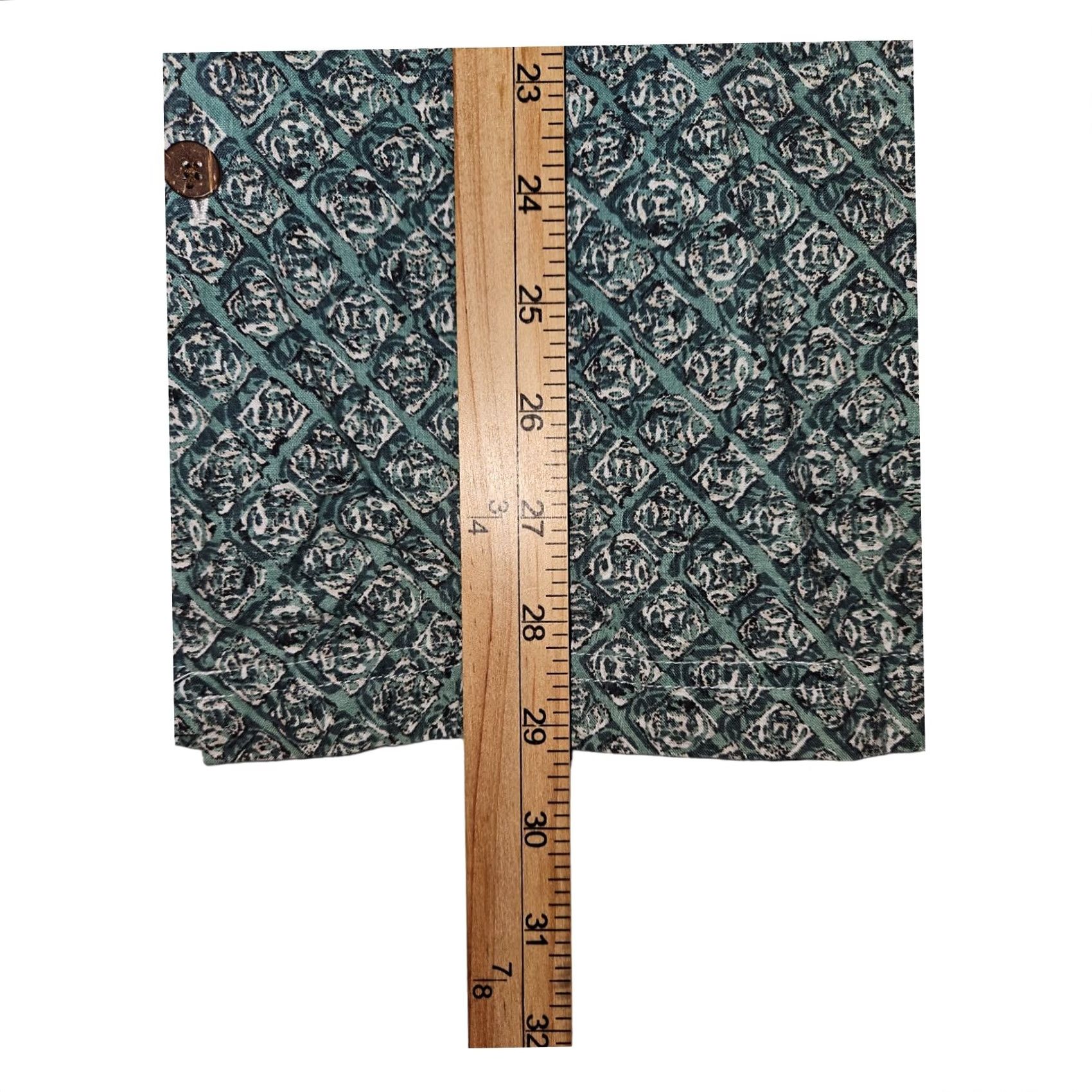 Vintage VINTAGE L.L. Bean Button Shirt Short Sleeve Men's XL Traditional Fit Green Outdoor Argyle Diamond Pattern Pocketed 90s Mens Size US XL / EU 56 / 4 - 4 Thumbnail