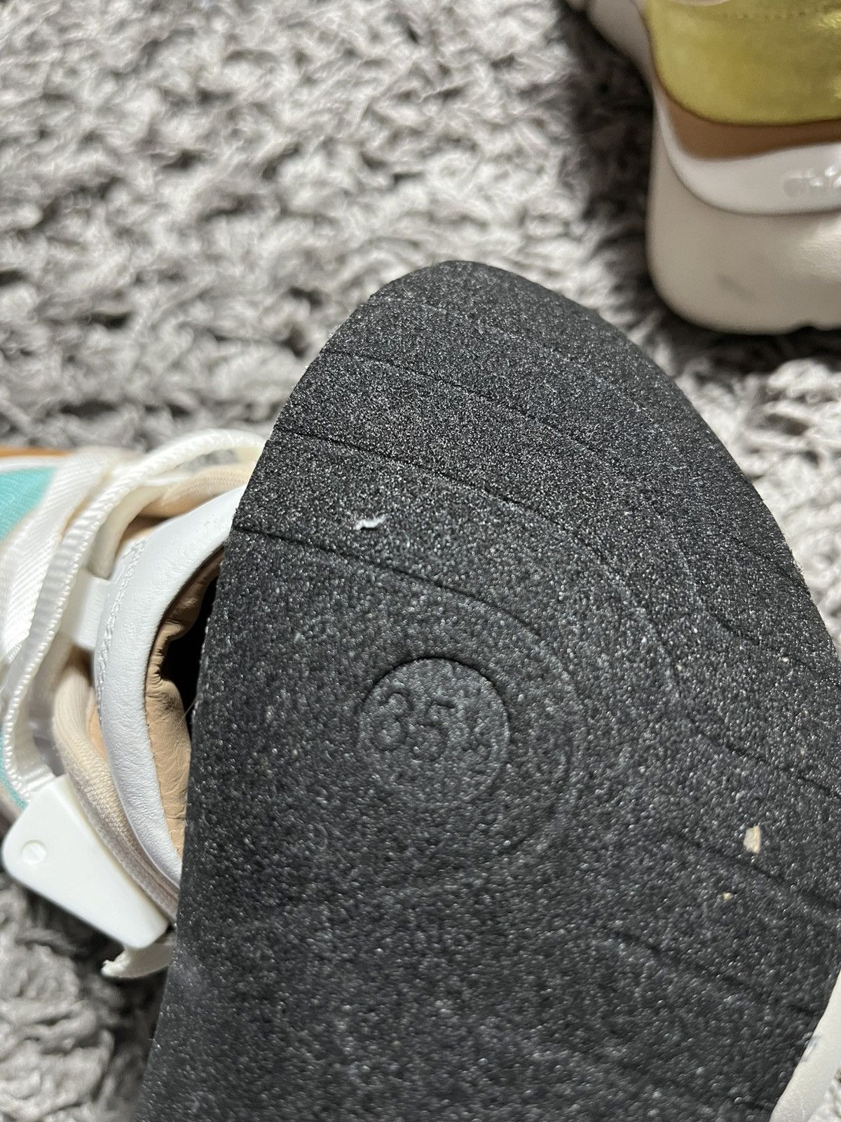 Chloe CHLOE LEATHER SNEAKERS SIZE 35 EU Size US 5 / IT 35 - 9 Thumbnail