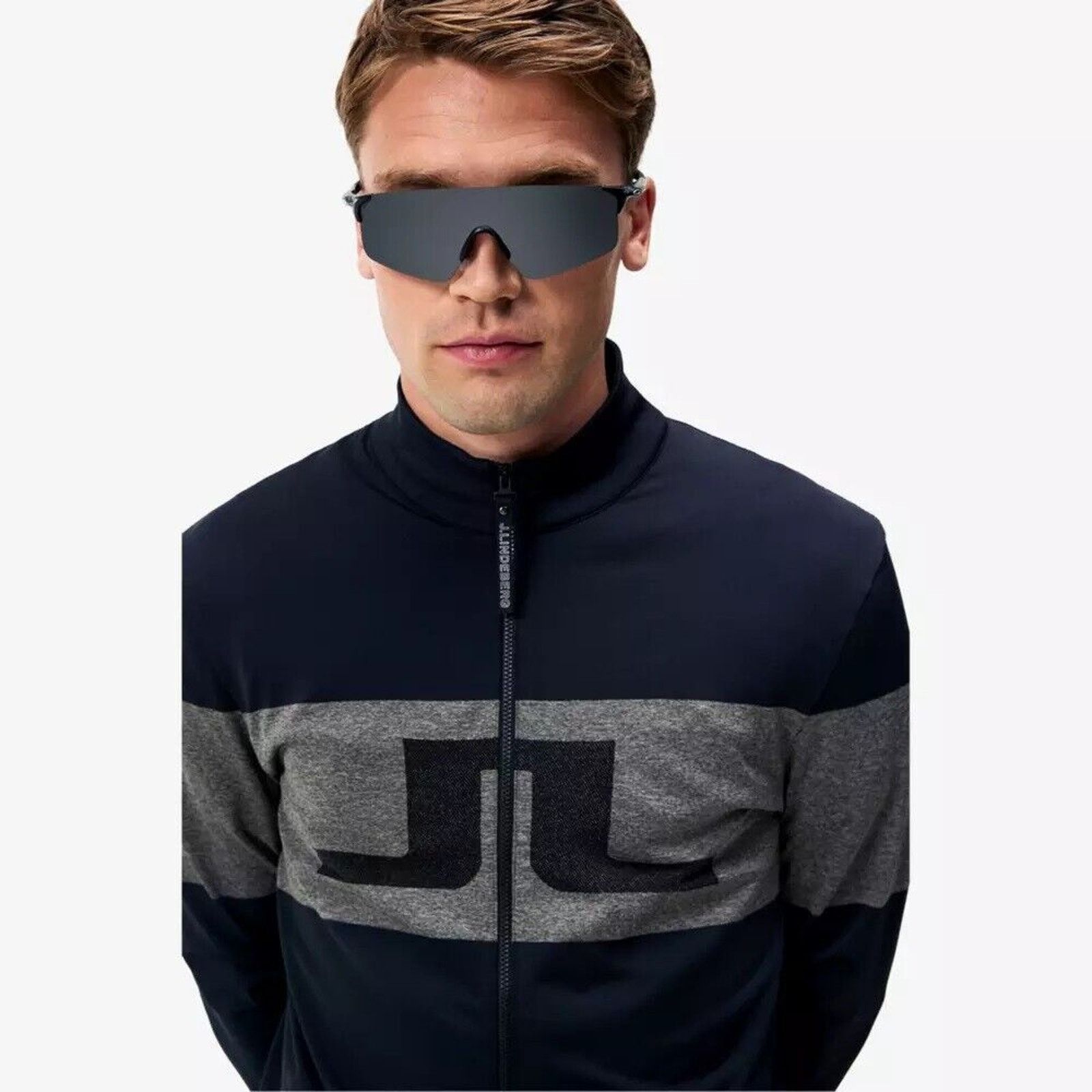 J.Lindeberg J. Lindeberg Men's Bridge Seamless Full Zip Mid Layer Size US L / EU 52-54 / 3 - 6 Thumbnail