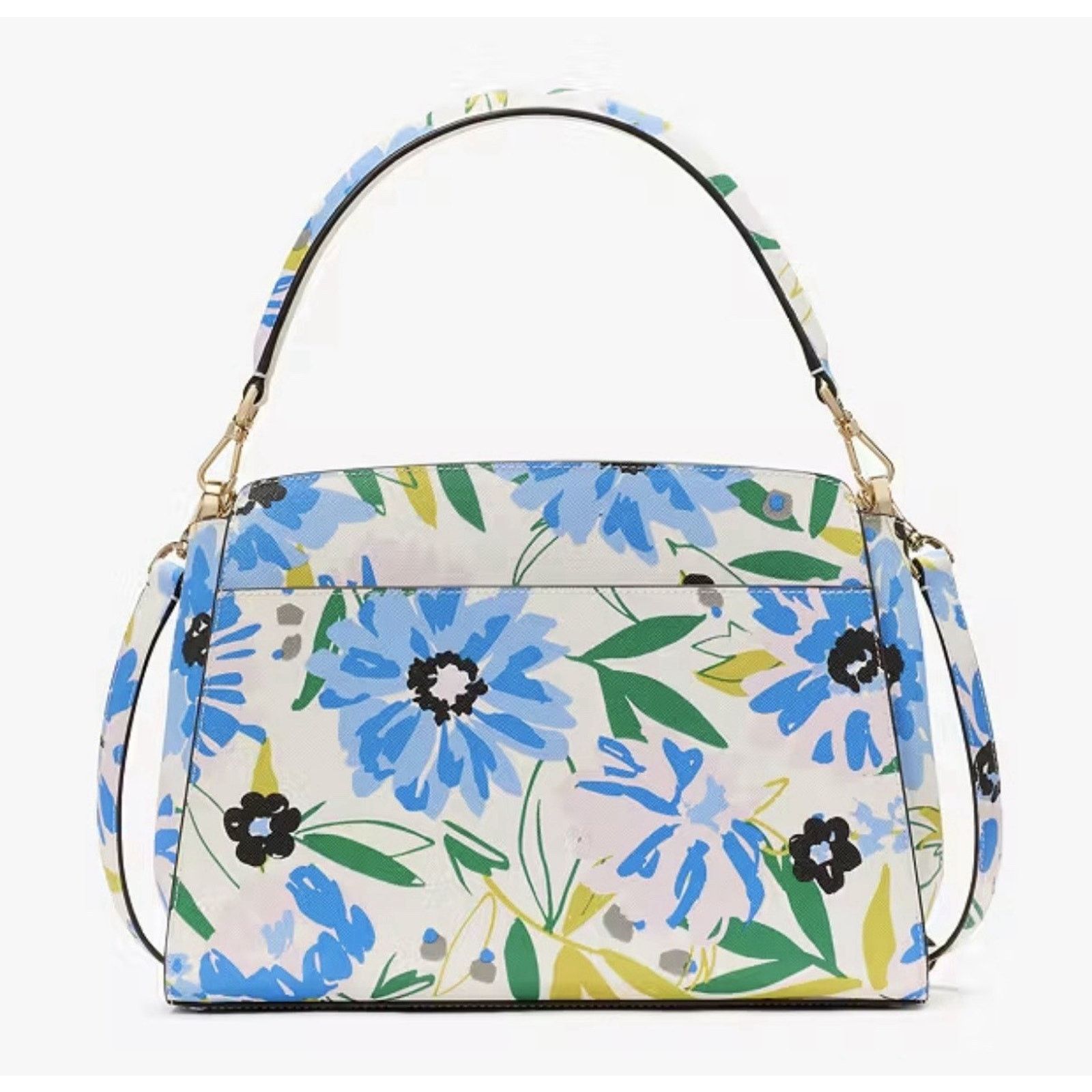 Kate Spade NWT $429 KATE SPADE MADISON FLORAL MEDIUM TOP HANDLE SATCHEL Size ONE SIZE - 3 Thumbnail