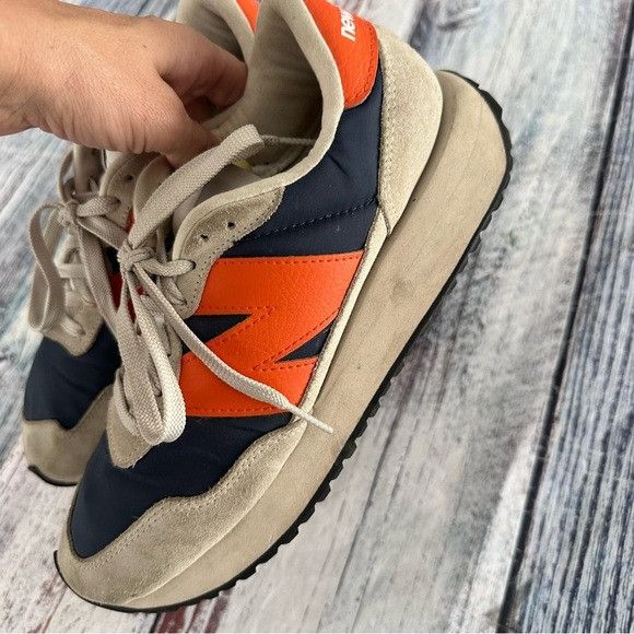 New Balance New Balance 237 Blue and Orange Sneakers Size US 9.5 / IT 39.5 - 4 Thumbnail