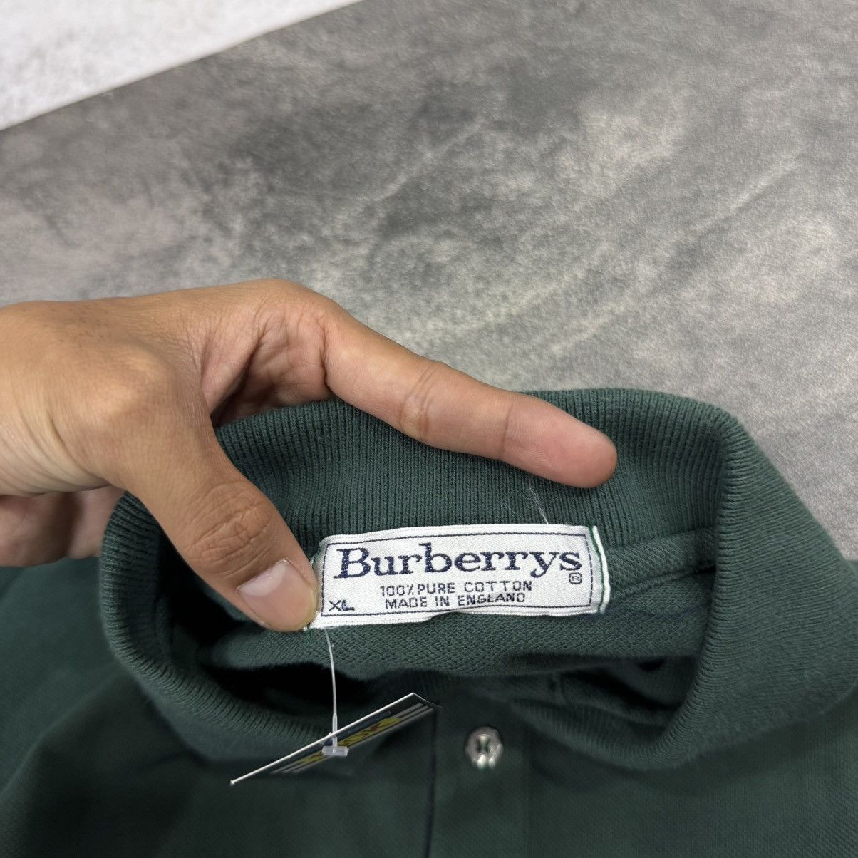 Burberry Vintage burberrys england poloshirt Size US XL / EU 56 / 4 - 3 Thumbnail