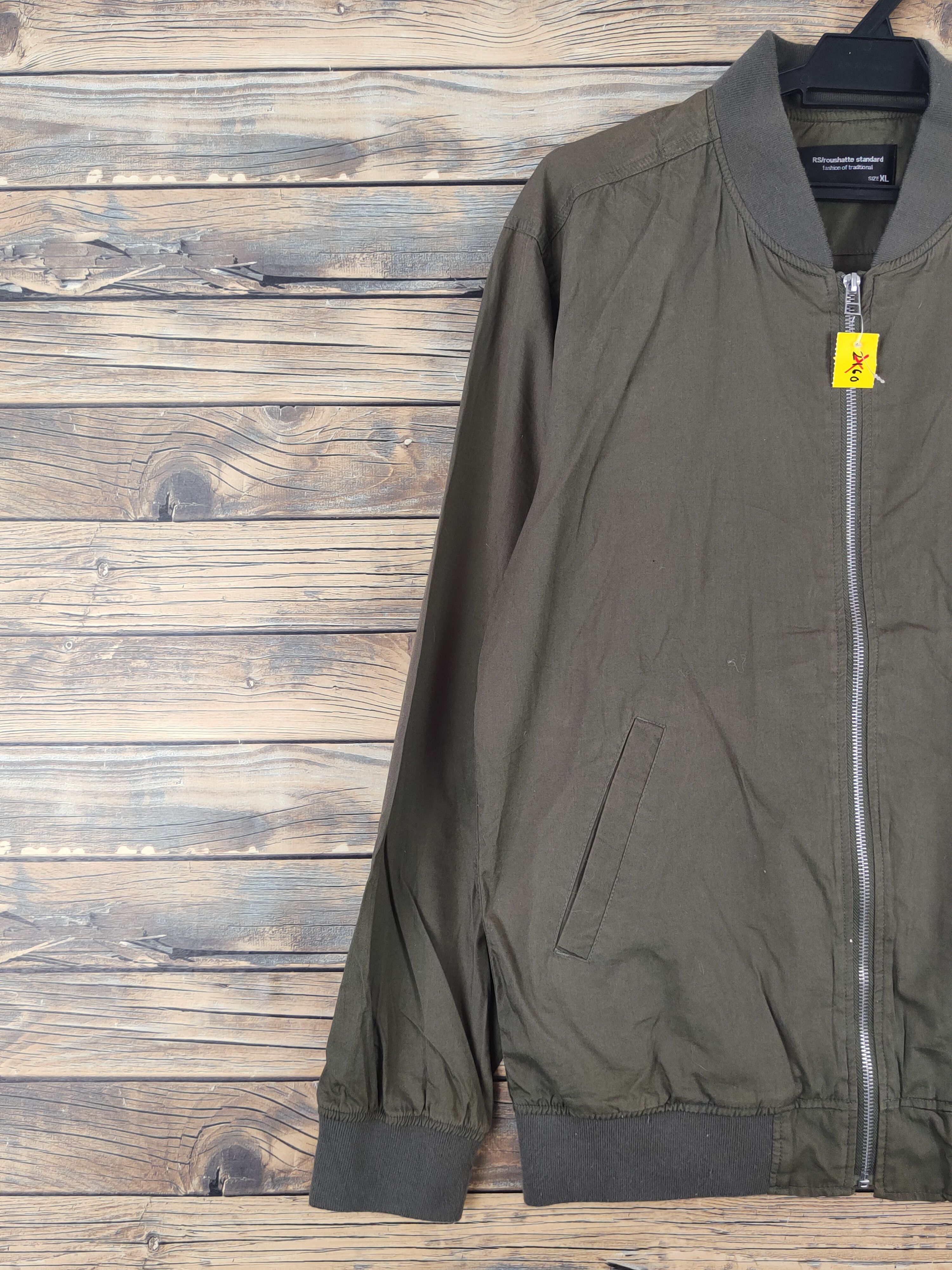 Japanese Brand × Vintage RSIroushatte Standard Olive Jackets #W1110 Size US L / EU 52-54 / 3 - 3 Thumbnail