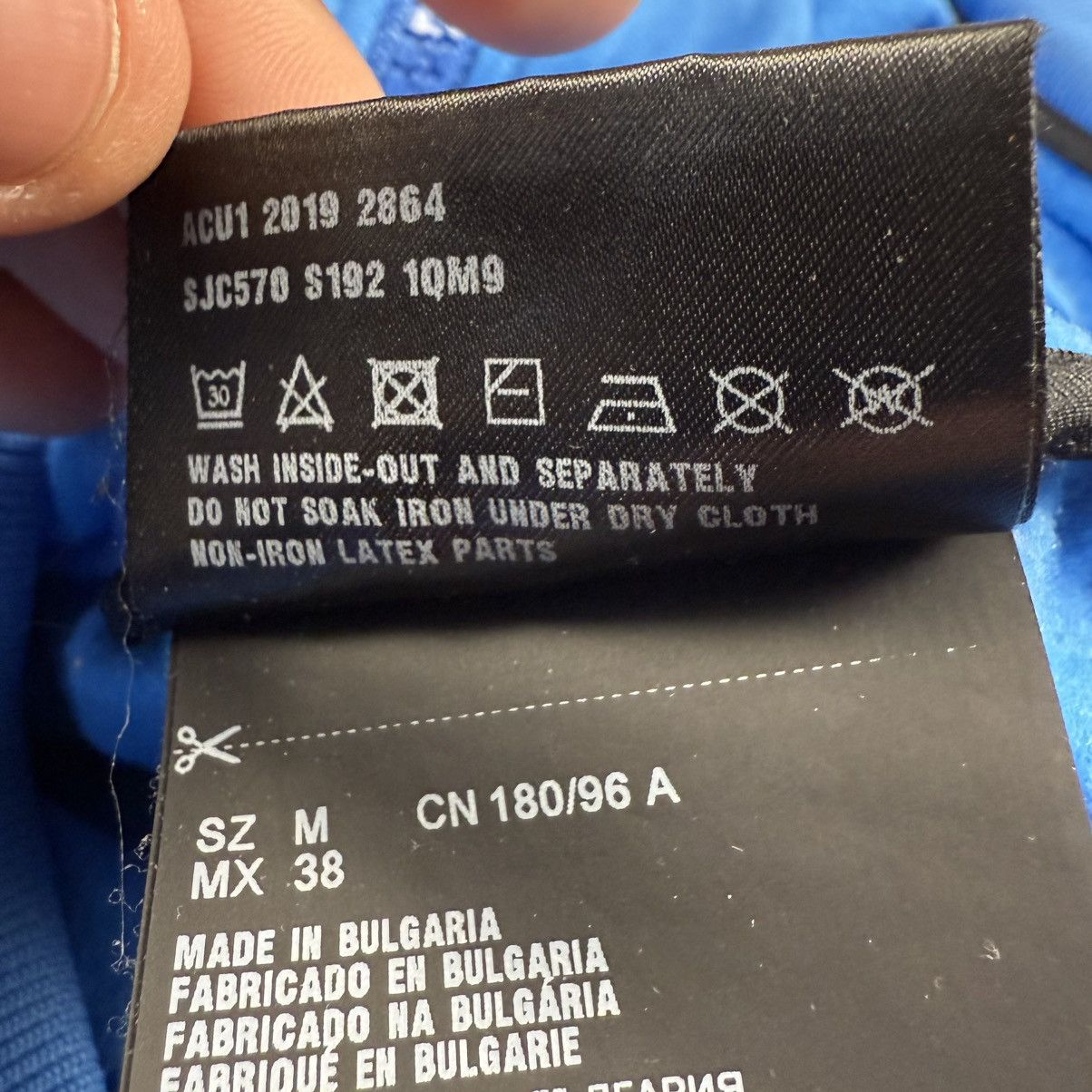 Prada Prada Milano Triangle Logo Zip Track ‘Blue/Black’ Jacket Size US M / EU 48-50 / 2 - 12 Thumbnail