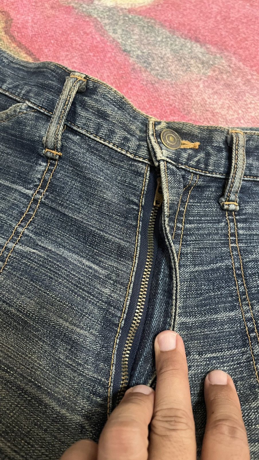 Swagger Vintage Distressed Swagger Jeans size 35 x 43 Size US 35 - 22 Thumbnail