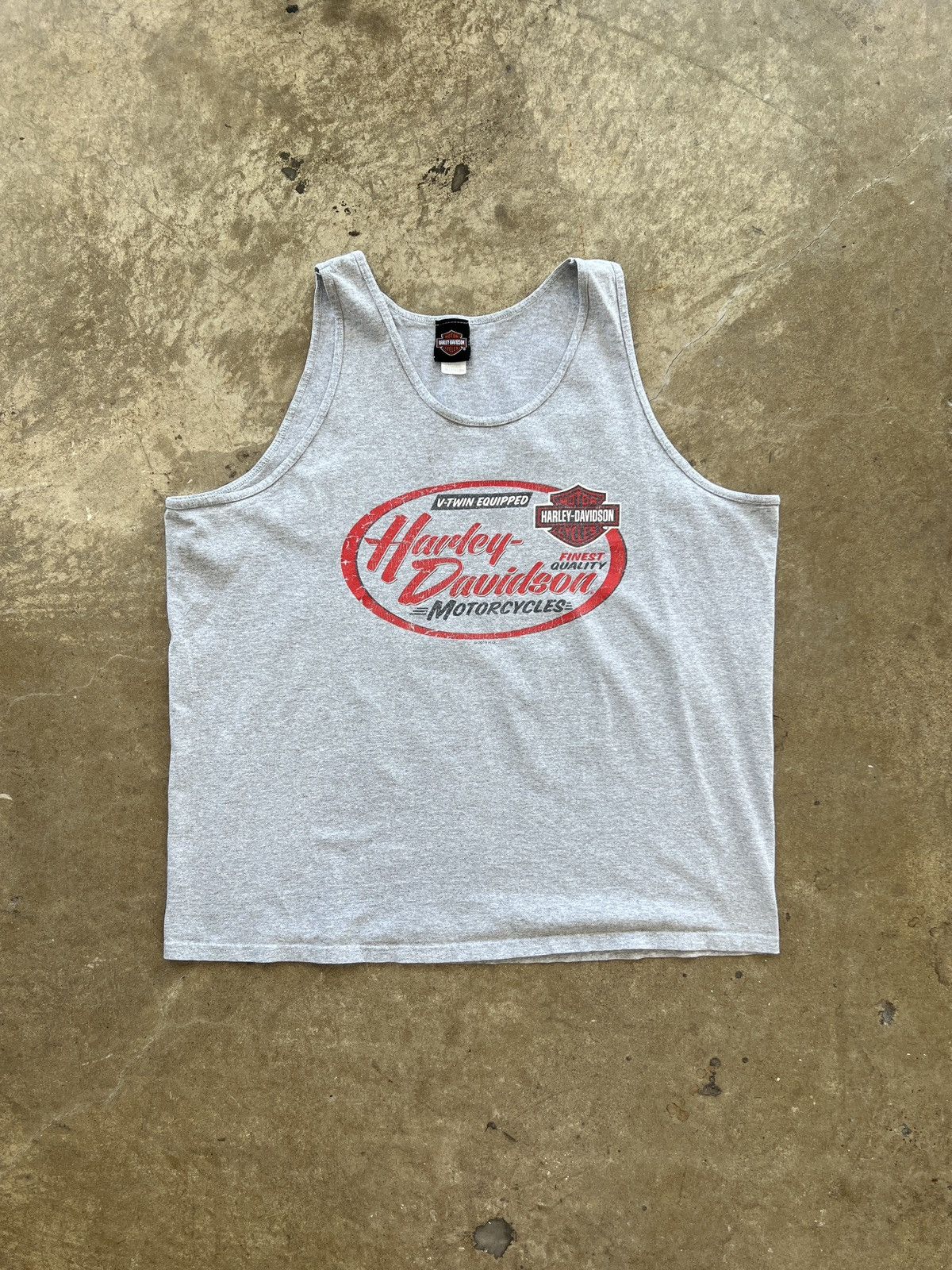 Harley Davidson × Vintage Vintage Harley Davidson V-Twin Equipped Motorcycle Tank XXL Size US XXL / EU 58 / 5 - 2 Thumbnail