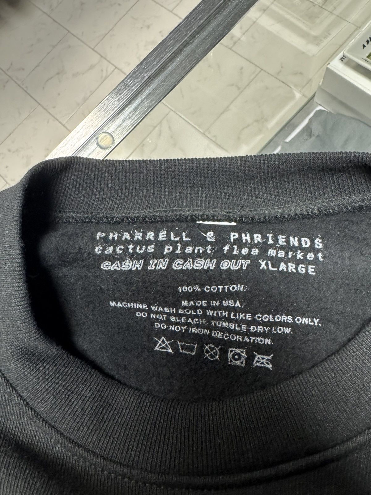 Cactus Plant Flea Market CPFM x Pharrell Cash In Cash Out Crewneck Size US XL / EU 56 / 4 - 3 Thumbnail