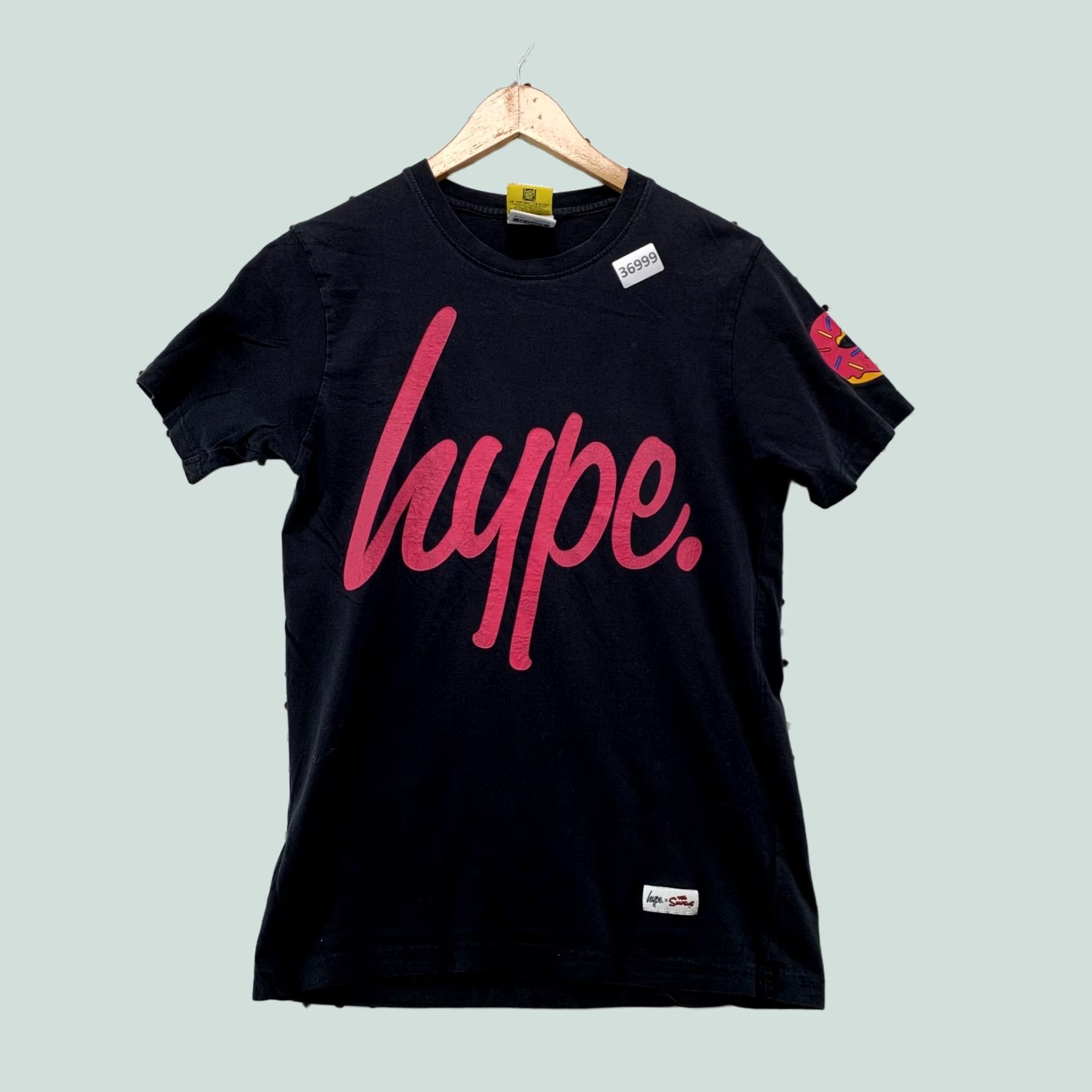 Vintage HYPE Simpson Shirt Mens Small Black Chief Wiggum TV Cartoon Size US S / EU 44-46 / 1 - 1 Thumbnail