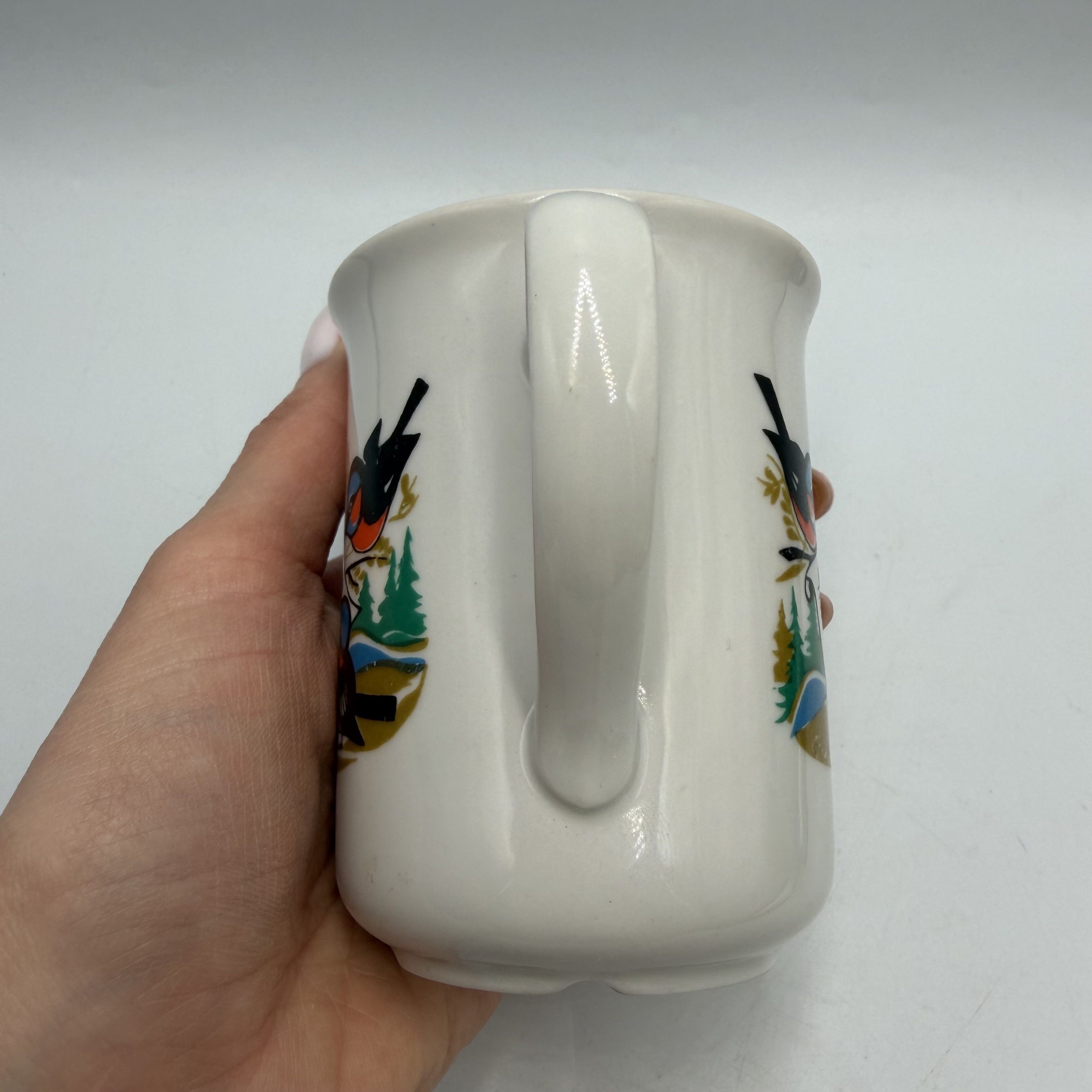 Vintage Vintage USSR Porcelain Mug Kyiv EKHZ 250ml Bird Music Design Size ONE SIZE - 7 Thumbnail