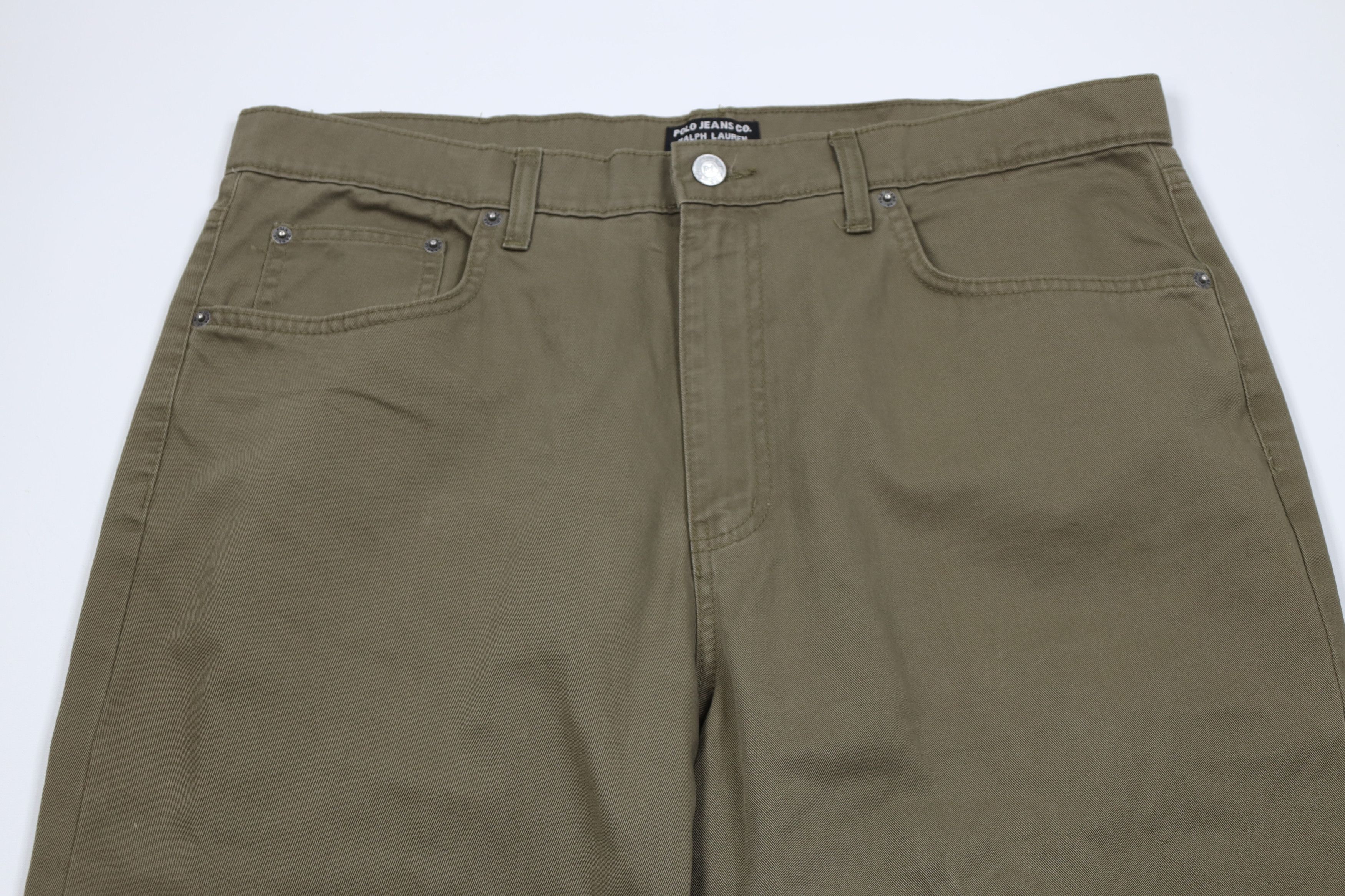 Ralph Lauren Vintage 90s Ralph Lauren Baggy Wide Leg Twill Jeans Size US 36 / EU 52 - 2 Thumbnail