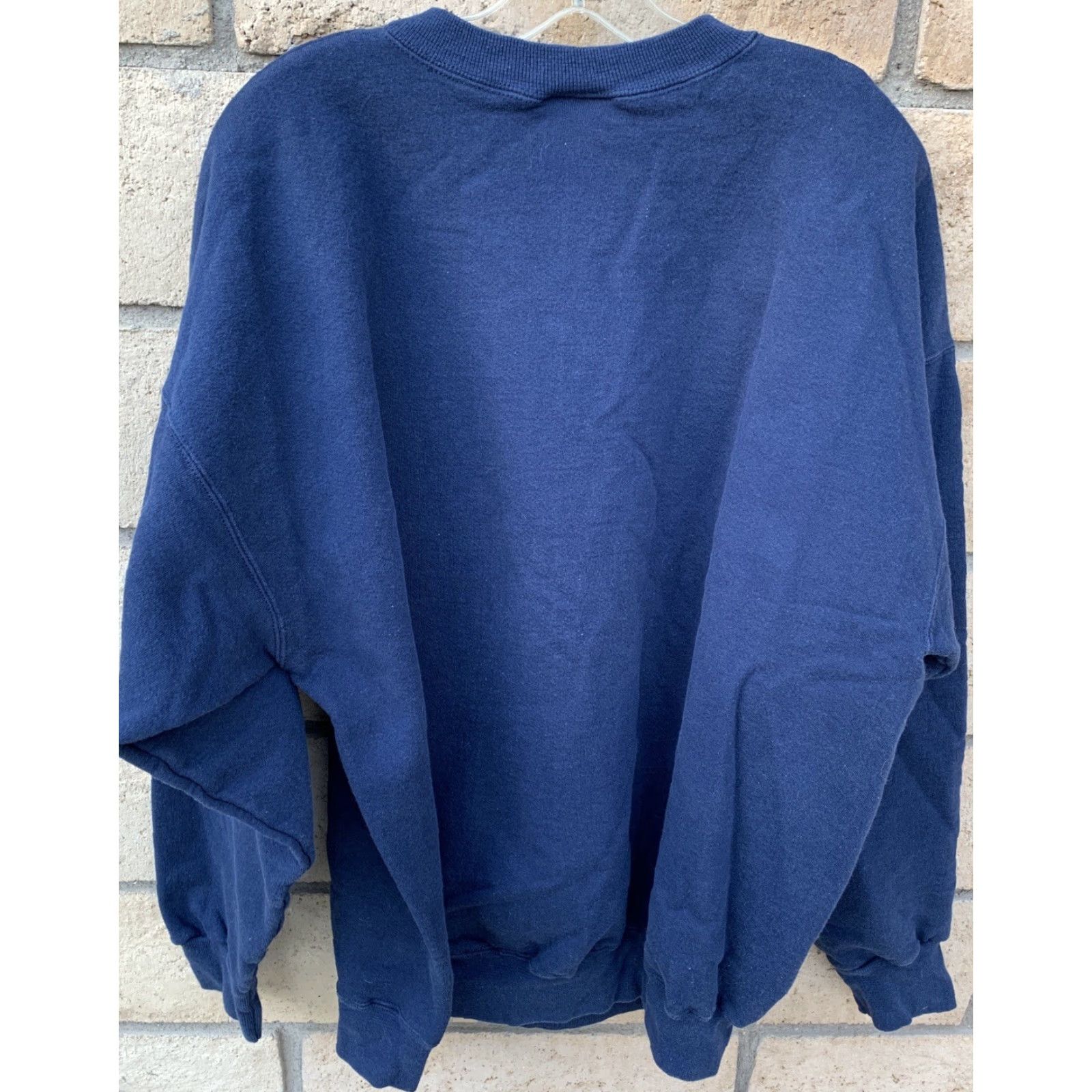 Hanes VINTAGE UCSD Del Mar ’98 Sweatshirt Horses Horse Racing Pullover Graphic Print Unisex Adults XL Blue Hanes Cotton Blend Size US XL / EU 56 / 4 - 3 Thumbnail