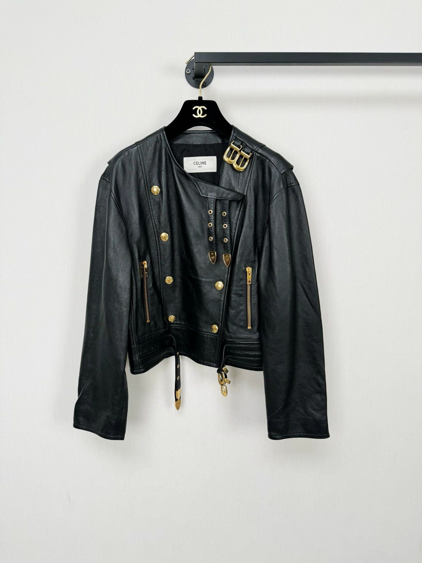 Celine Celine Arc de Triomphe leather jacket Size M / US 6-8 / IT 42-44 - 1 Thumbnail