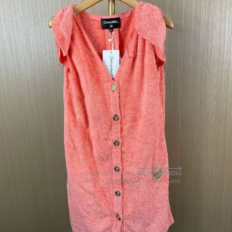 Chanel Chanel Pink Cotton Cardigan for Women . Size M / US 6-8 / IT 42-44 - 1 Thumbnail