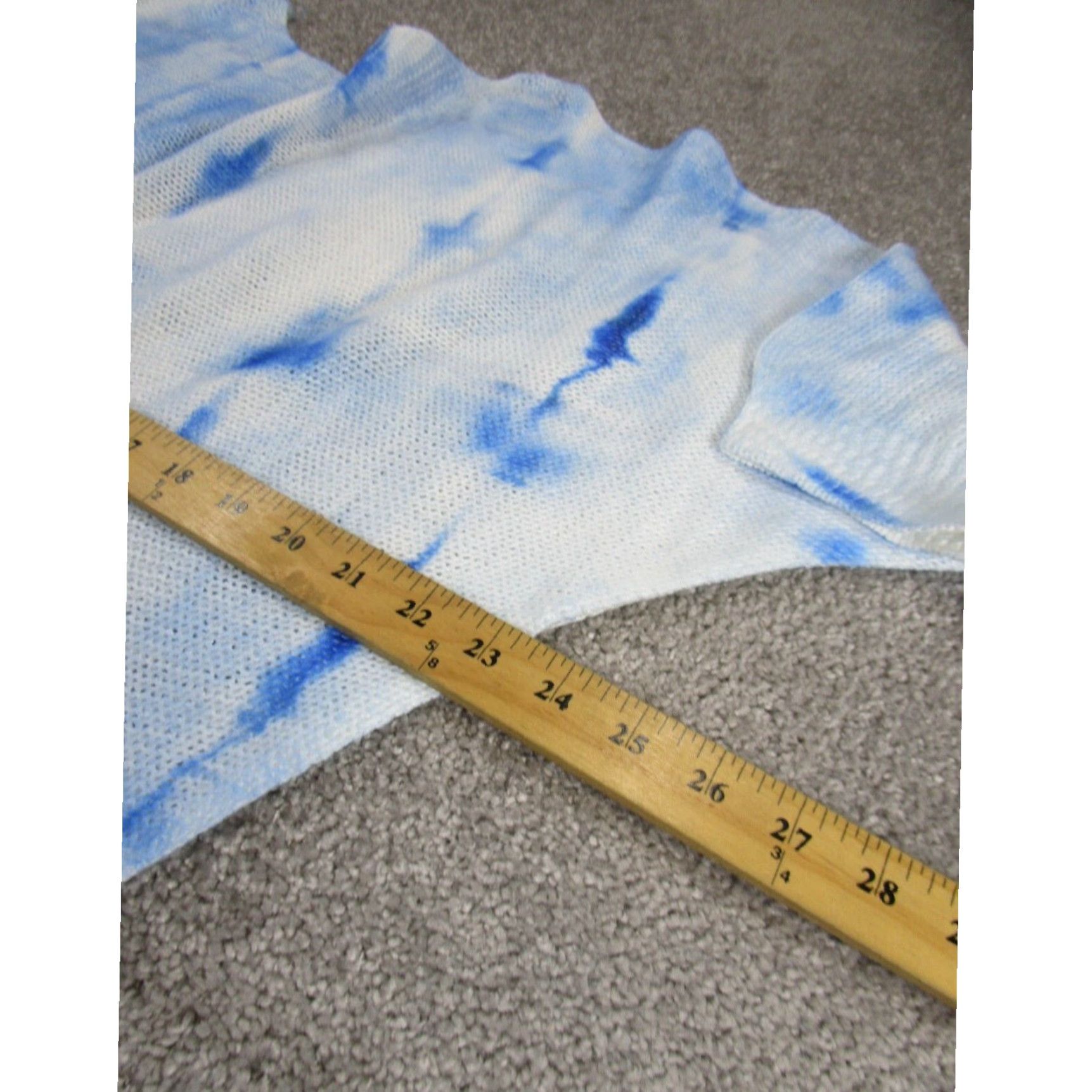 Vintage Luisa Ricci Womens Small Blue Knit Tee Shirt Size S / US 4 / IT 40 - 5 Thumbnail