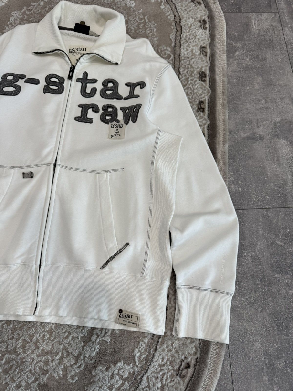 G-Star Vintage G Star Raw Zip Hoodie Jacket Rick Owens Margiela Size US XXL / EU 58 / 5 - 3 Thumbnail