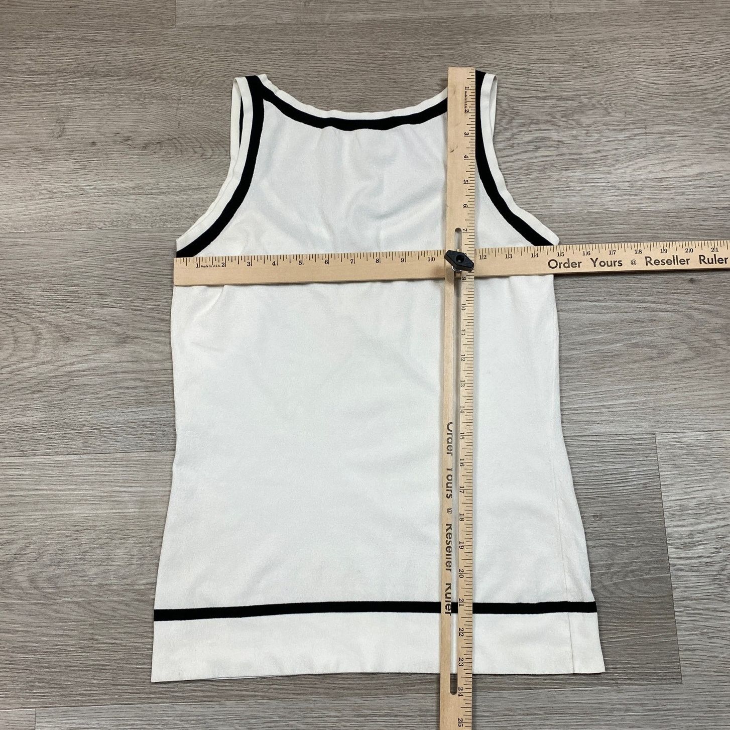 Dolce & Gabbana Dolce & Gabbana Stripe Lined Tank Top Women's 44 Minimalist Size S / US 4 / IT 40 - 3 Thumbnail
