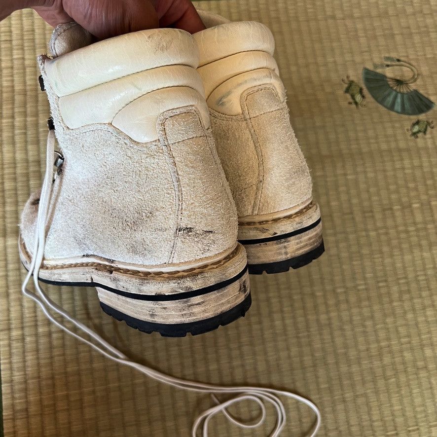 Guidi Guidi White Reverse Buffalo Leather Hiking Boot Size US 9 / EU 42 - 3 Thumbnail