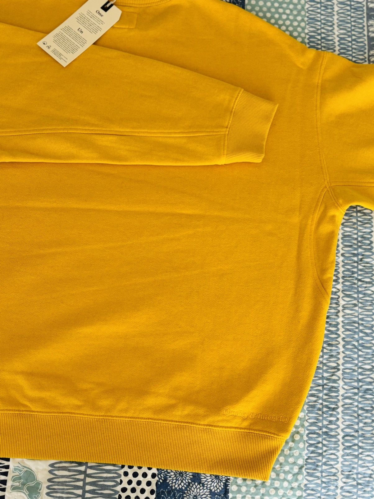 Roots Roots One Crew - Yellow Crew Neck Sweater Size US L / EU 52-54 / 3 - 4 Thumbnail