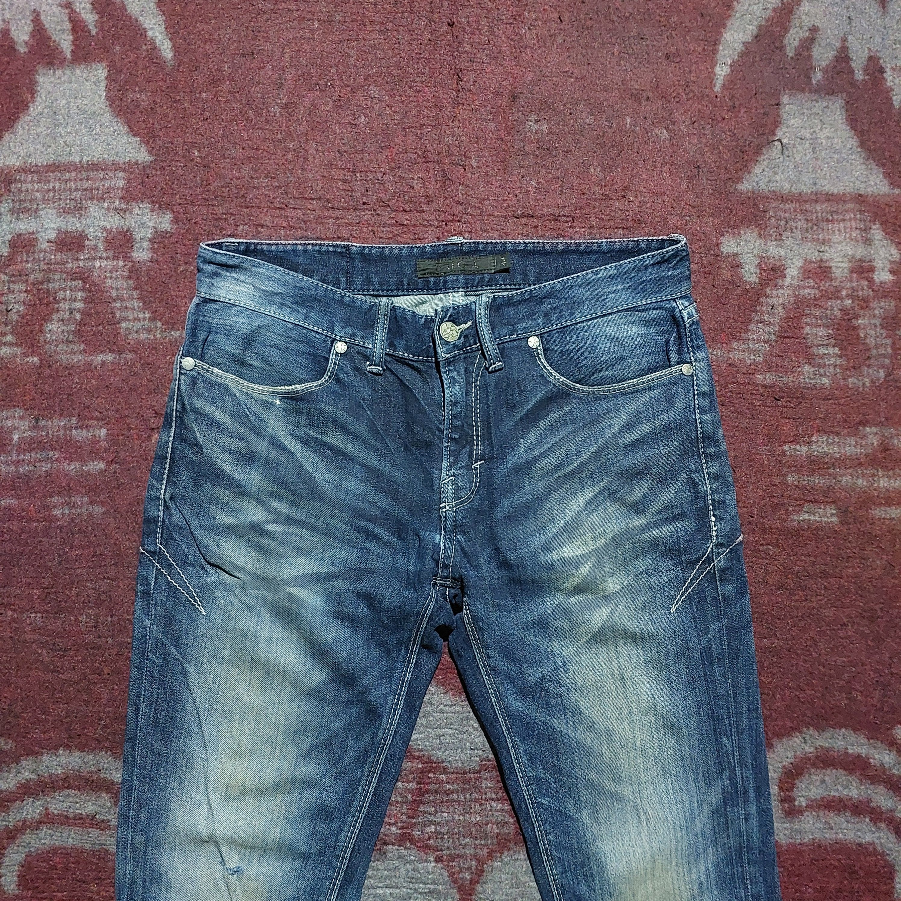 GOSTAR DE FUGA FUGA Stretch blue Faded Jeans Size US 30 / EU 46 - 2 Thumbnail