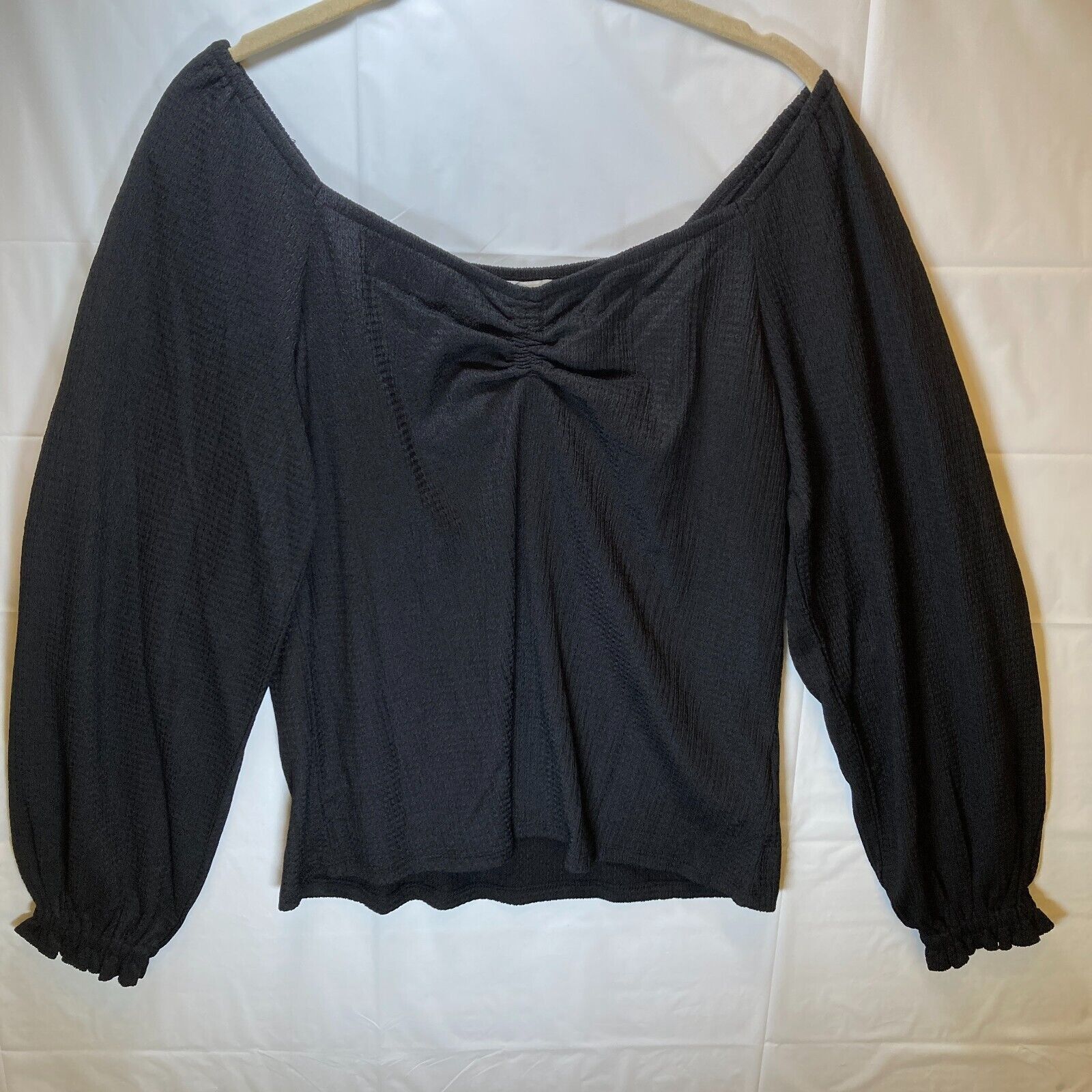 Michael Kors Michael Kors Women's Rouched Puff Sleeve Top Petite Large Size L / US 10 / IT 46 - 8 Thumbnail