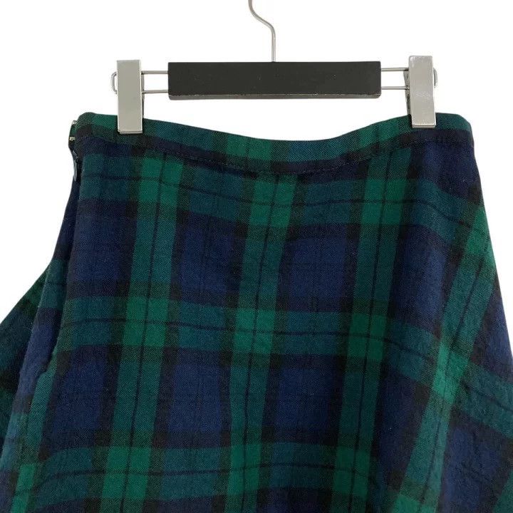 Comme des Garcons Comme Des Garcons Green retro plaid deformation overskirt Size 23" - 5 Thumbnail