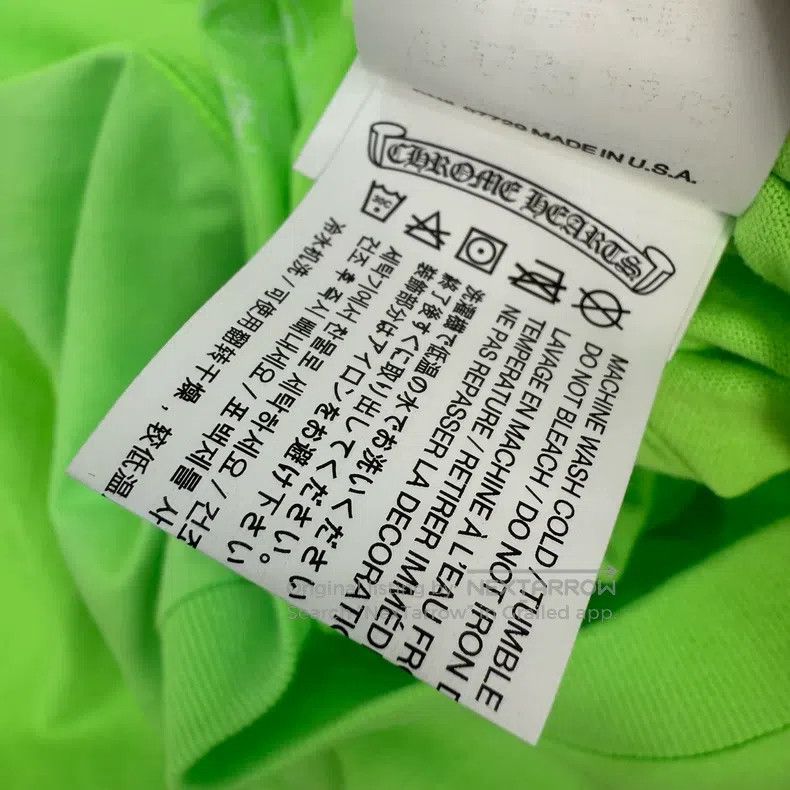 Chrome Hearts CHROME HEARTS Size XXL Flame fluorescent green long sleeve Size US XXL / EU 58 / 5 - 4 Thumbnail
