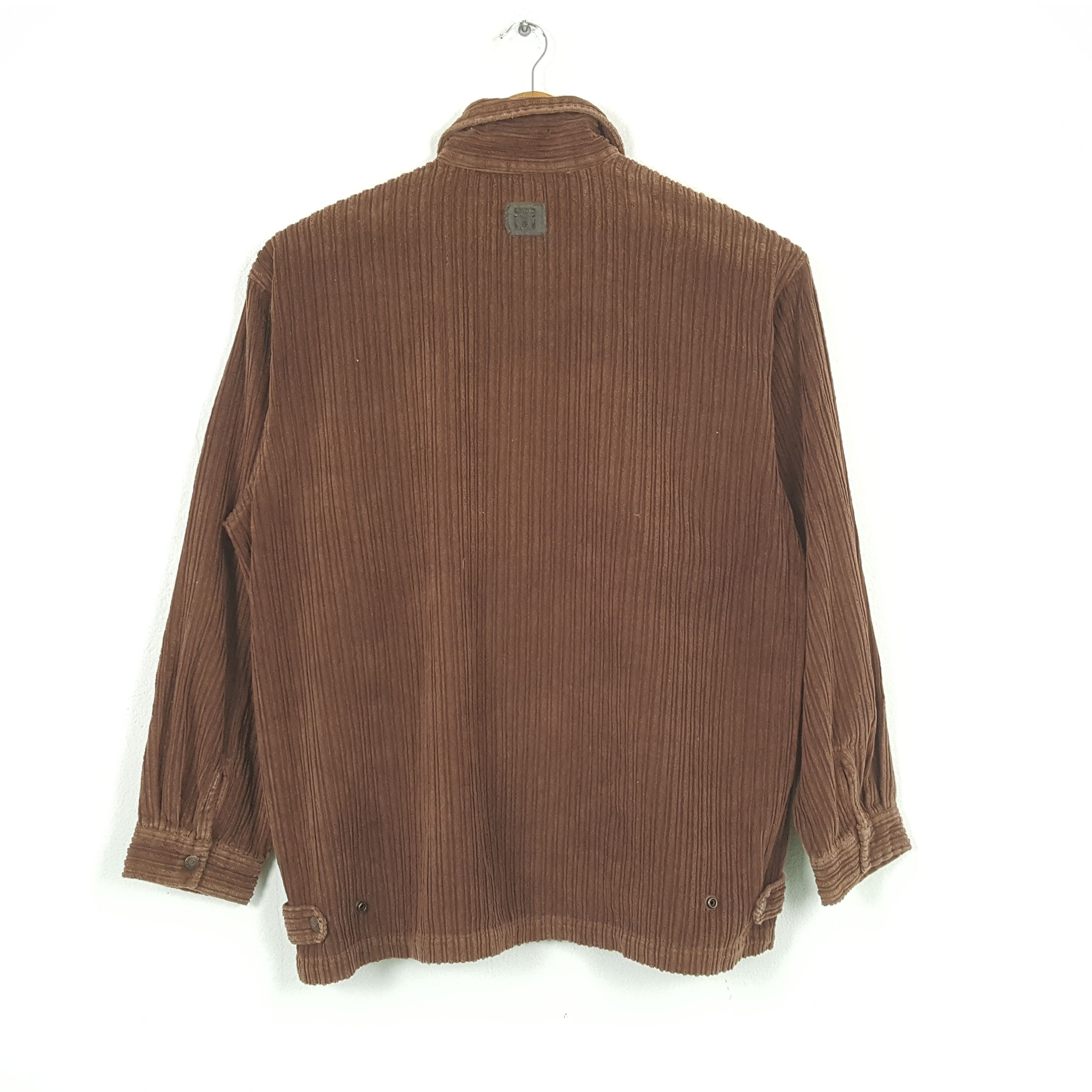 Vintage Vintage BITCH SKATEBOARD Corduroy Style Zipper Jacket Size US XL / EU 56 / 4 - 3 Thumbnail
